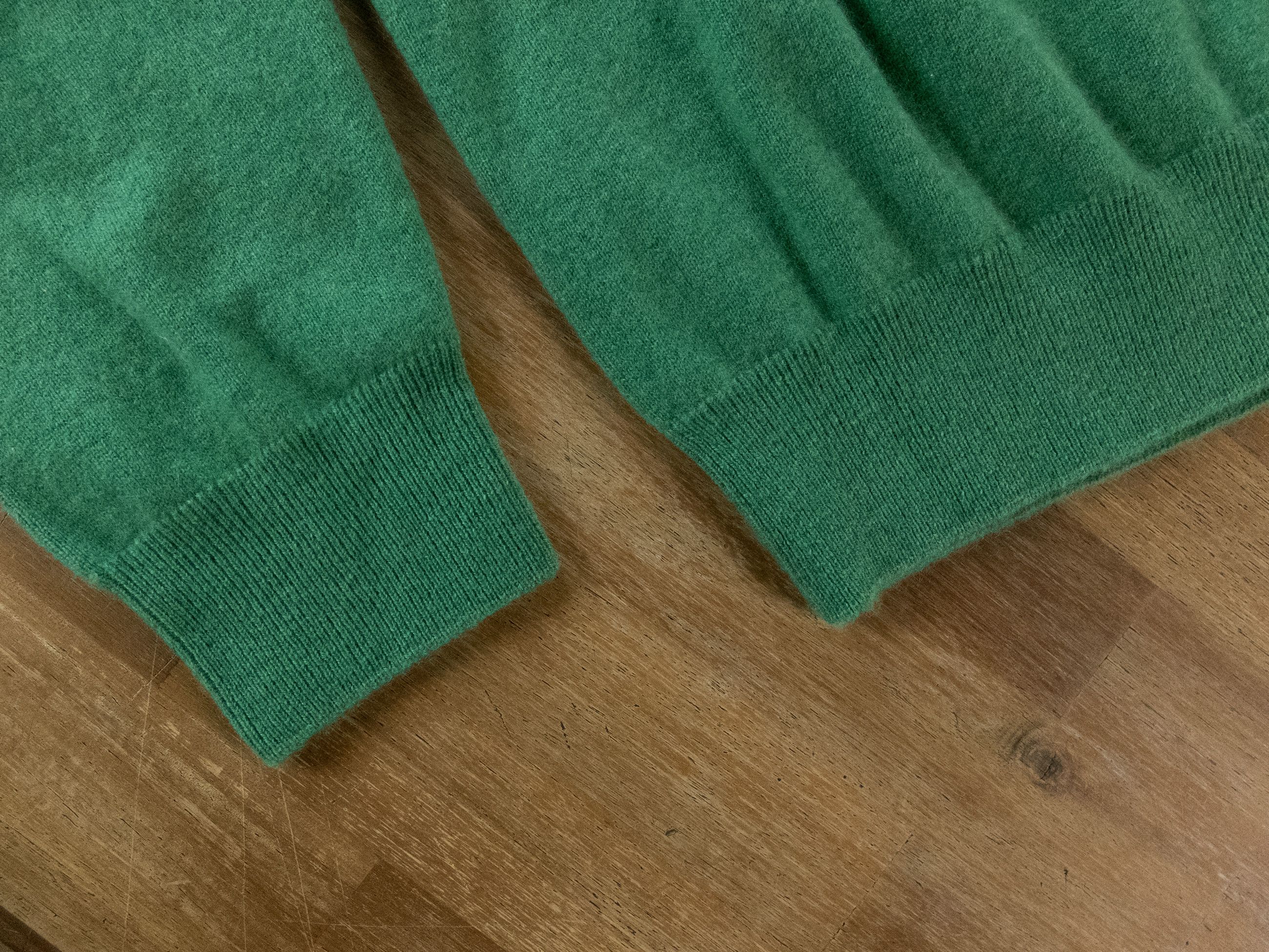 Other FALCONERI green cashmere crewneck sweater XL Size US XL / EU 56 / 4 - 4 Thumbnail
