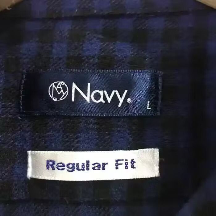 Flannel Navy Plaid Tartan Flannel Shirt Size US M / EU 48-50 / 2 - 5 Thumbnail