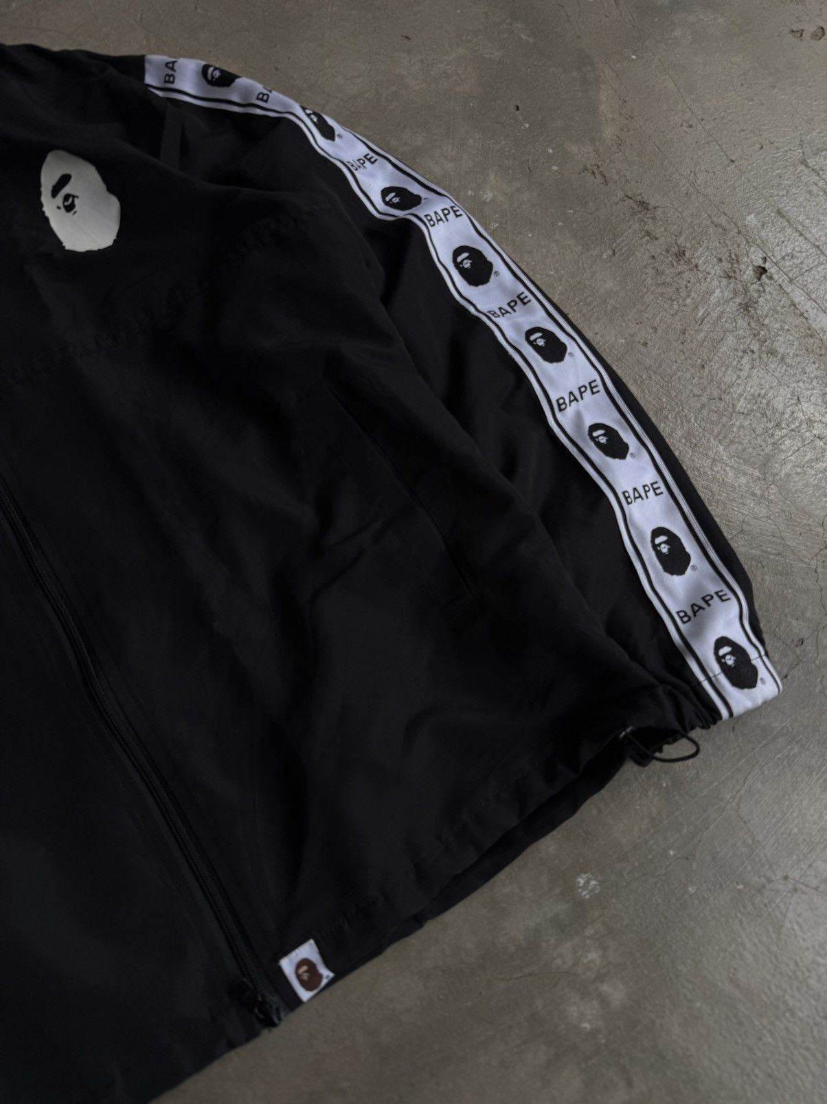 Bape Bape summer 2018 tape line windbreaker jacket Size US L / EU 52-54 / 3 - 4 Thumbnail