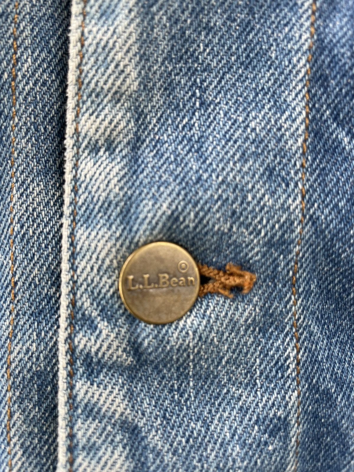 Japanese Brand Vintage L.L.Bean Denim Jacket Size US M / EU 48-50 / 2 - 5 Thumbnail