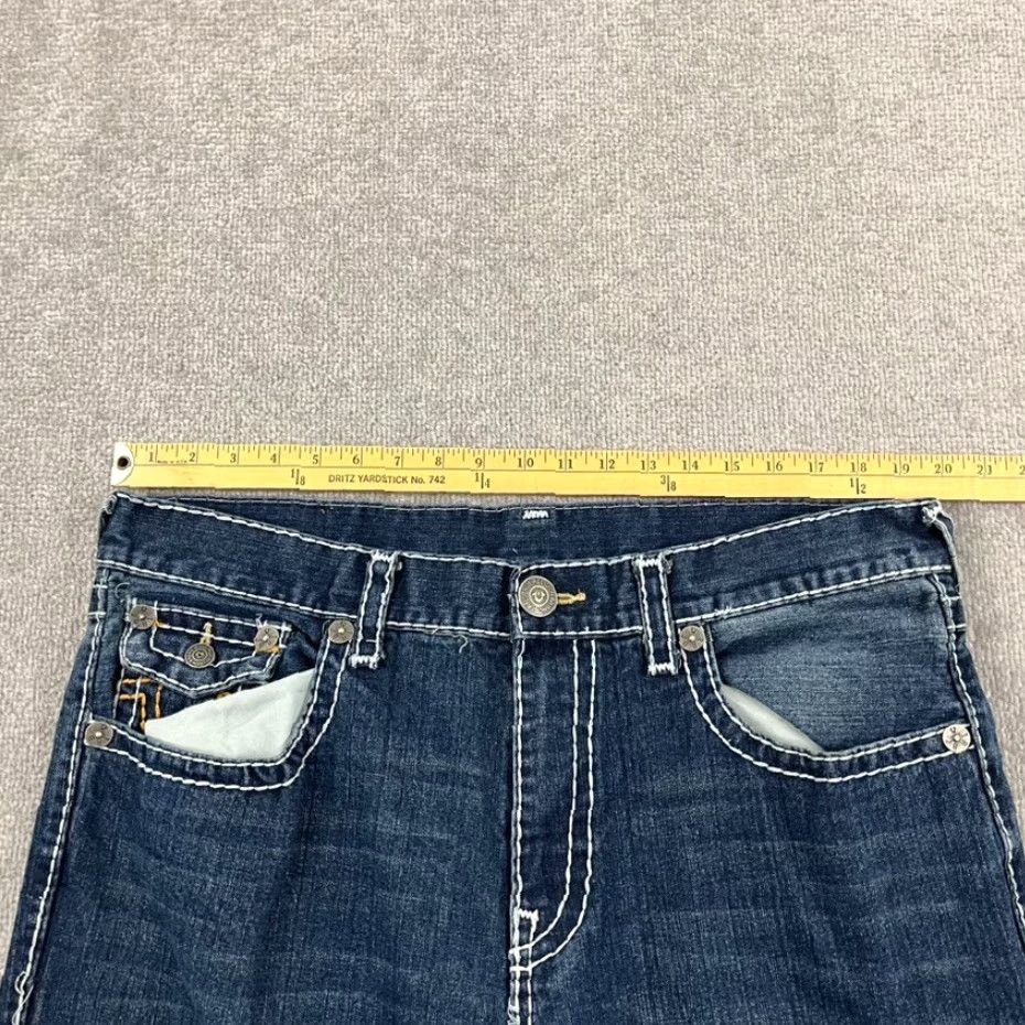 True Religion VINTAGE True Religion Jeans Mens 40x33 Straight Leg Denim Hip Hop 2000s Y2K Size US 40 / EU 56 - 5 Thumbnail
