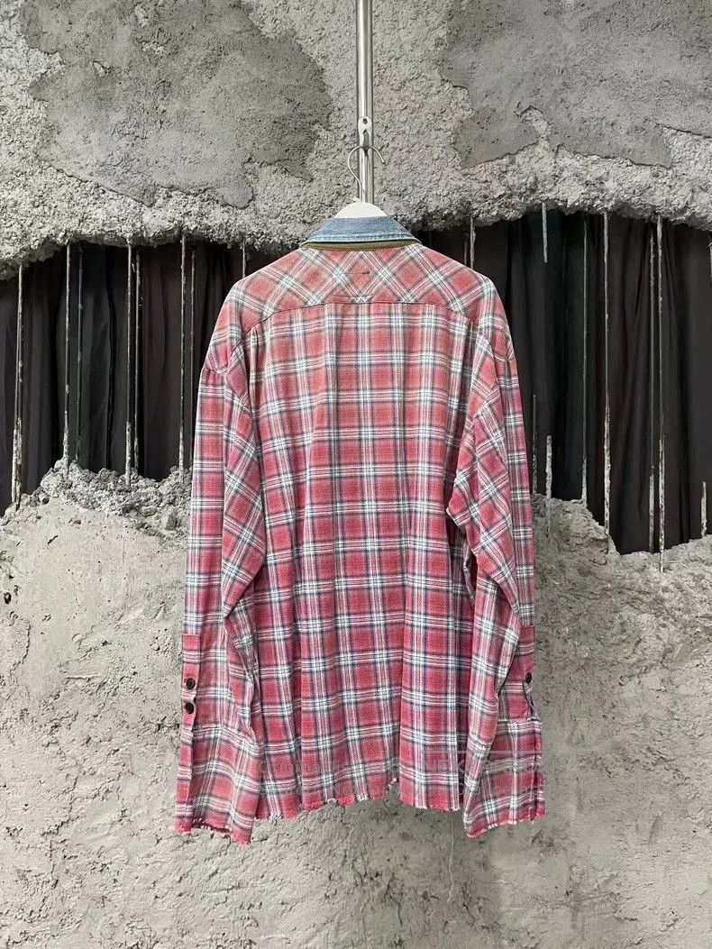 Greg Lauren Greg Lauren Plaid Button. Size US M / EU 48-50 / 2 - 2 Thumbnail