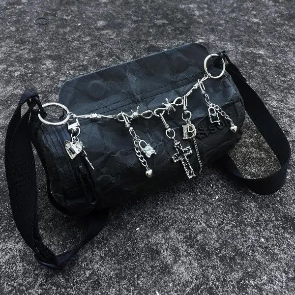 Jewelry Punk Motorcycle Keychain – Pendant Chain, Unisex Size ONE SIZE - 7 Thumbnail