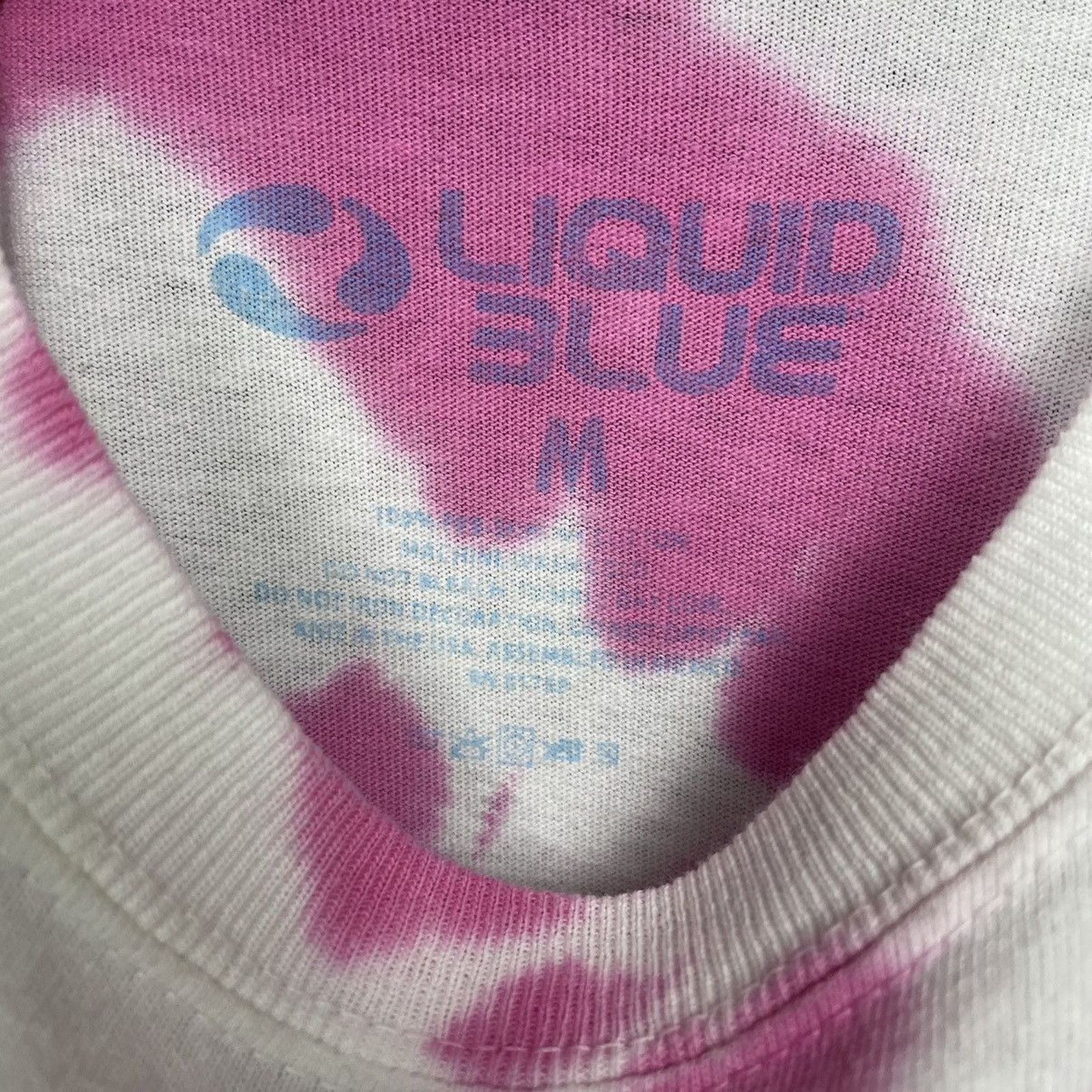 Harley Davidson × Japanese Brand × Vintage 💧LIQUID BLUE Grateful Dead Tie Dye T Size US M / EU 48-50 / 2 - 7 Thumbnail