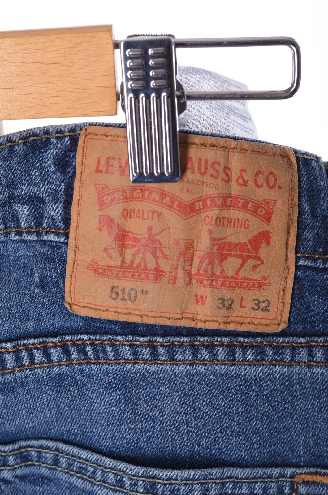 Jean Vintage Levis 510 blue Wash Skinny Jeans w32 Size US 32 / EU 48 - 5 Thumbnail