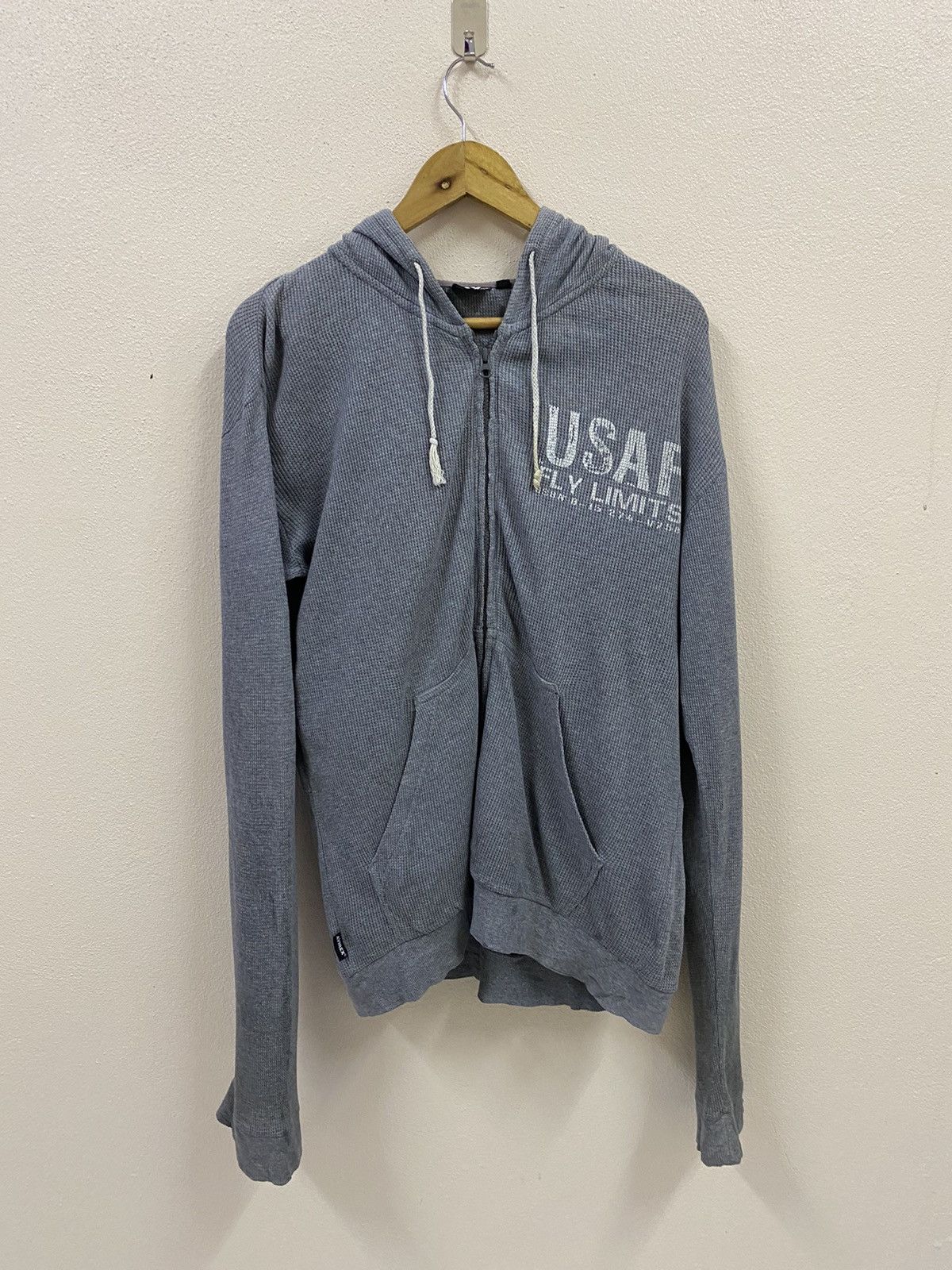 Avirex × Vintage Vintage Avirex Usaf Hoodie Strech Size US L / EU 52-54 / 3 - 2 Thumbnail