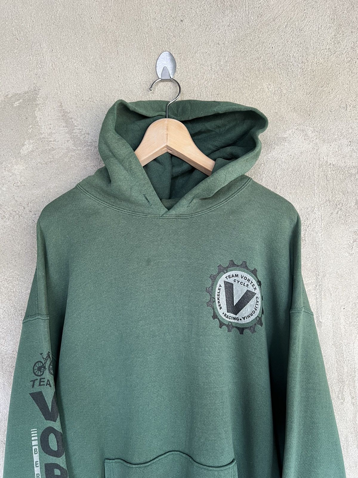 Soffe Vintage Team Vortex Cycle Racing Hoodies Size US L / EU 52-54 / 3 - 3 Thumbnail