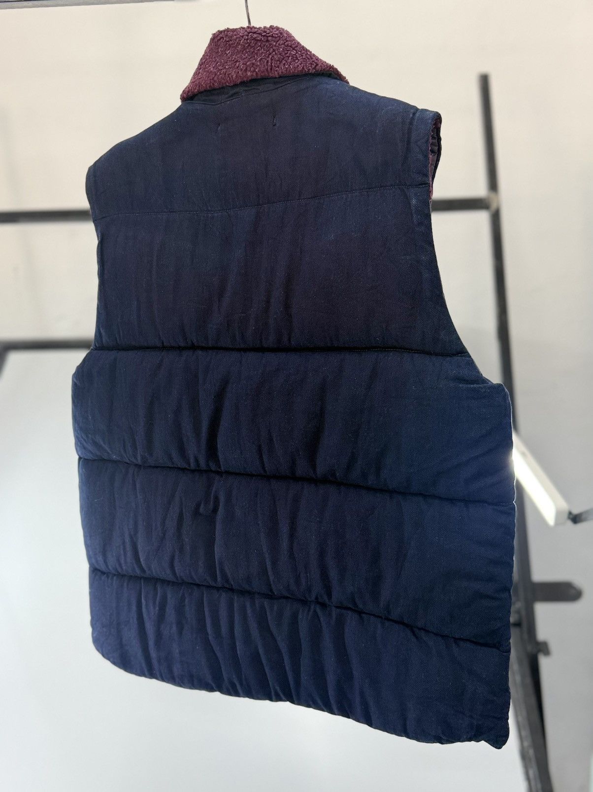 OMNIGOD 🔥 Omnigod Japan Puffer Indigo Blue Vest Size US L / EU 52-54 / 3 - 13 Thumbnail