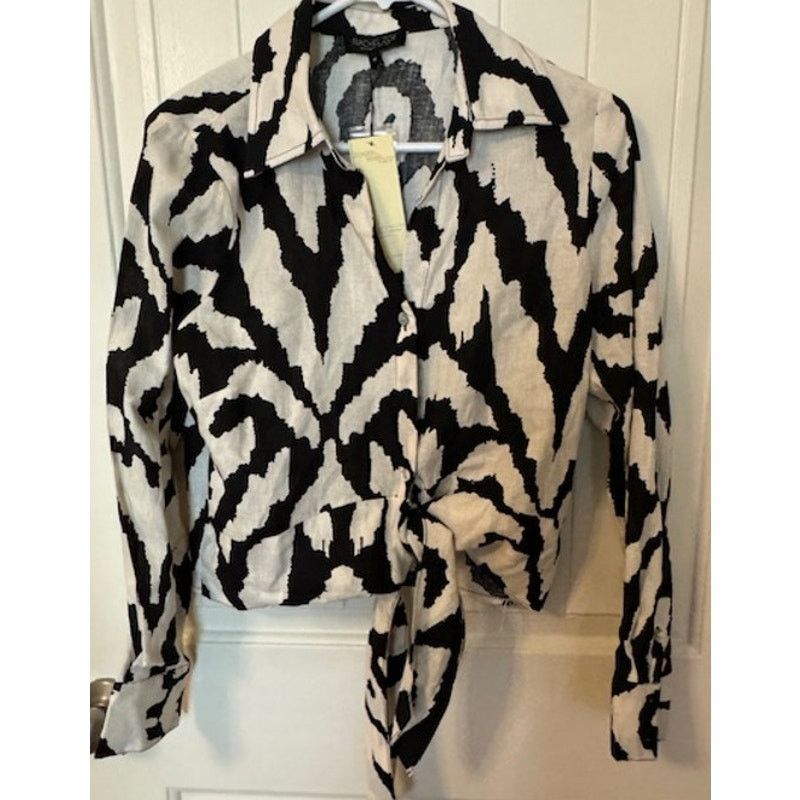 Rachel Zoe RACHEL ZOE 3 Piece Linen Blend Damask Print Set S/M Size M / US 6-8 / IT 42-44 - 8 Thumbnail