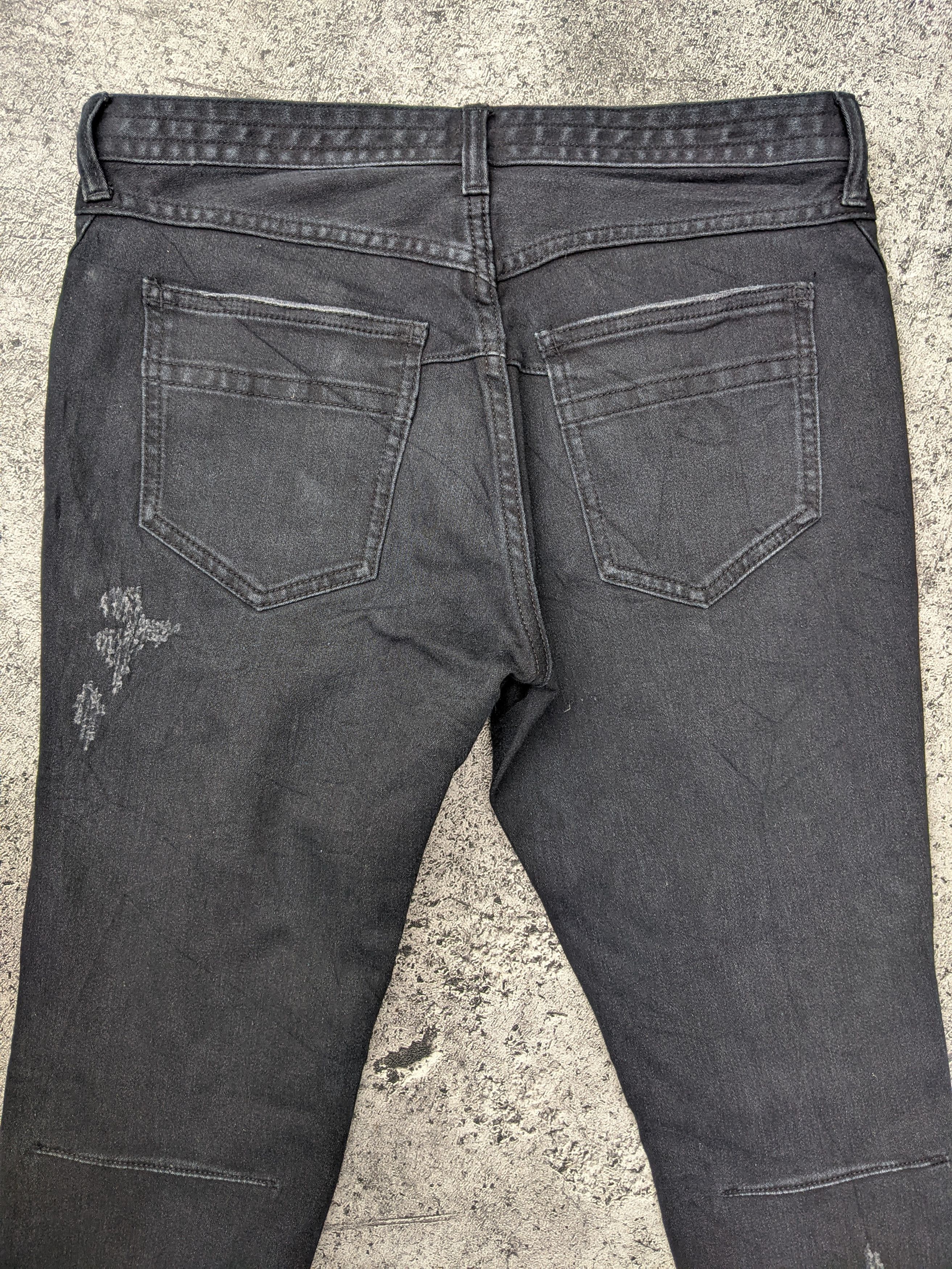 Number (N)ine Distressed Skinny Iconic Logo Size US 28 / EU 44 - 6 Thumbnail