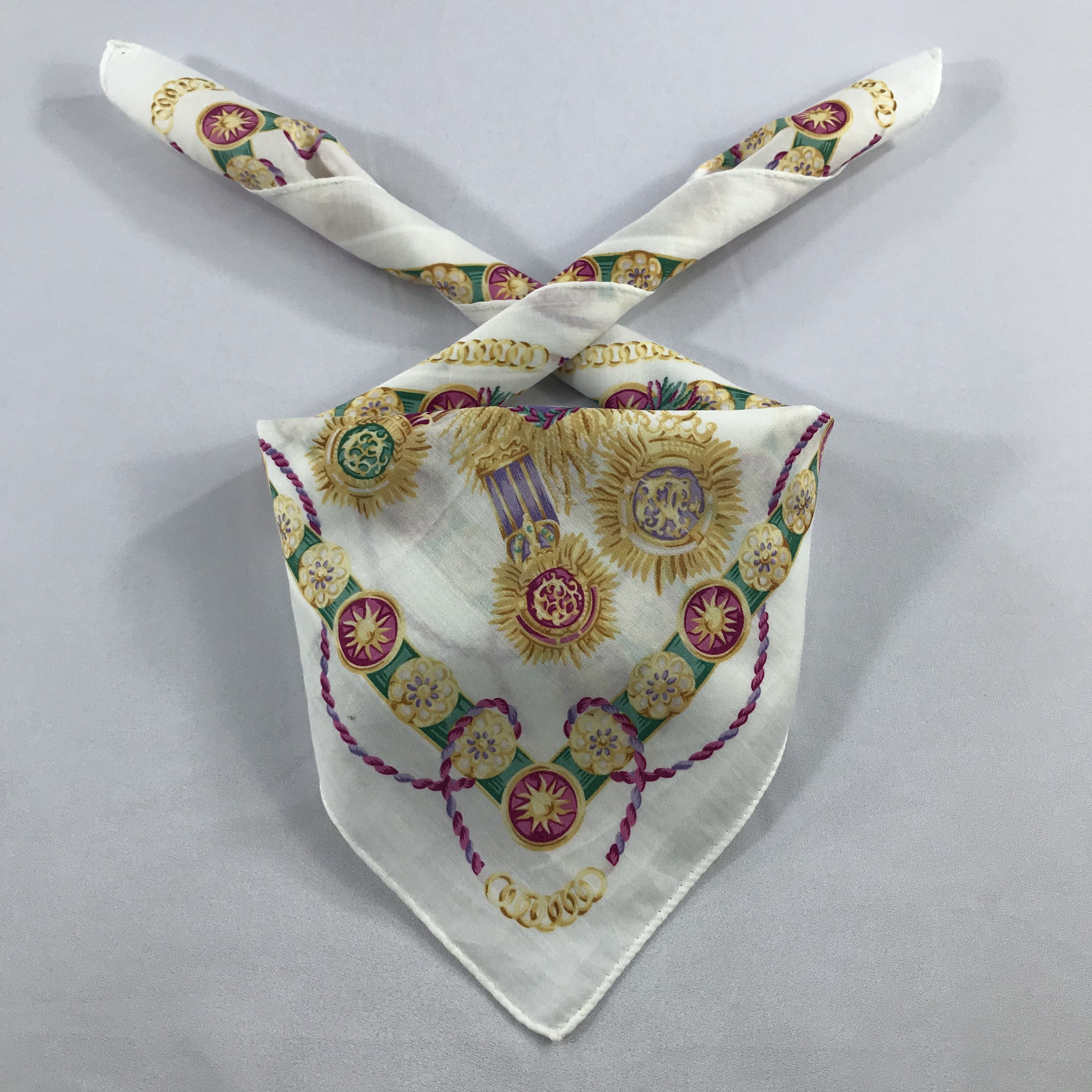 Vintage Vintage Bandana / Handkerchief / Neckerchief - S2508 Size ONE SIZE - 3 Thumbnail