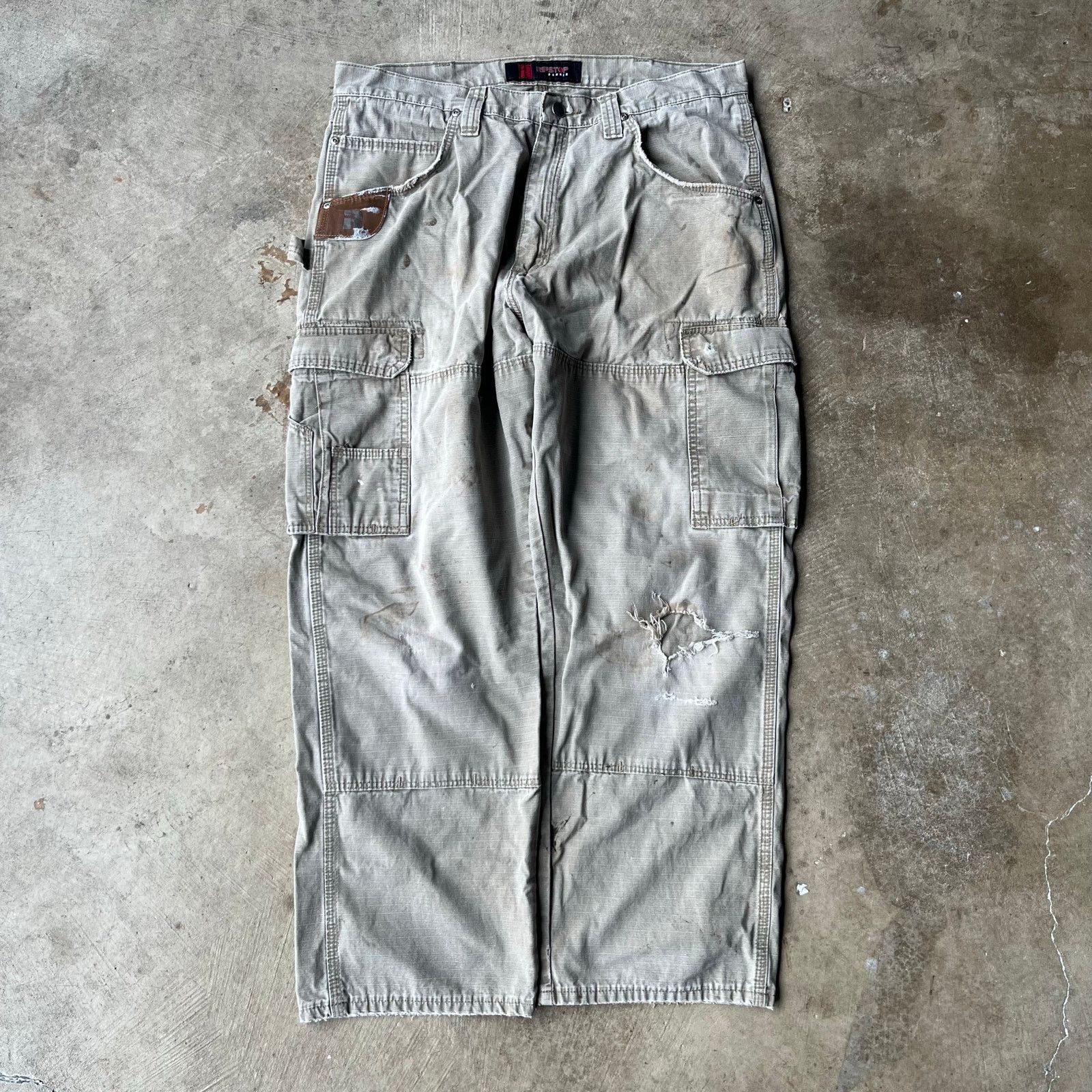Vintage VINTAGE WRANGLER RIGGS 36X30 DOUBLE KNEE CARPENTER PANTS Size US 36 / EU 52 - 1 Thumbnail