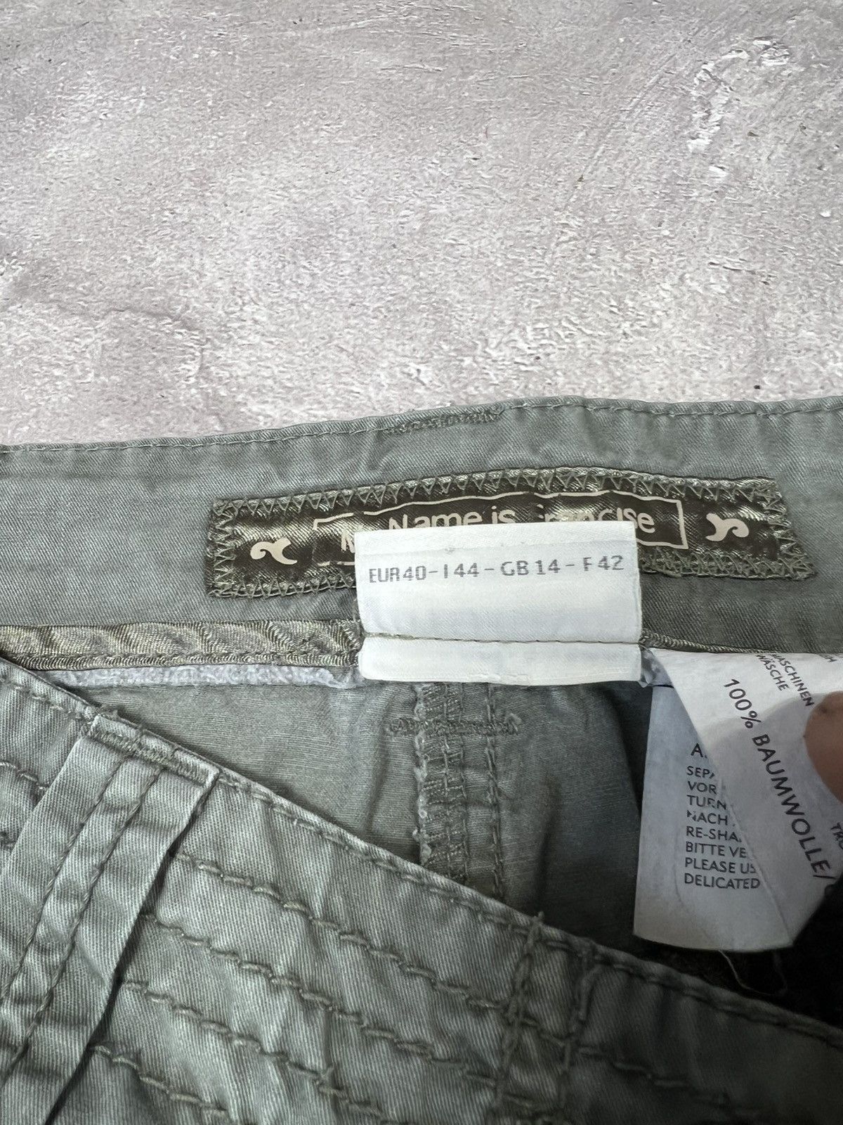 Other Vintage Baggy Parachute Y2k Junya Watanabe Style Fade Pants Size 40" / US 18 - 7 Thumbnail
