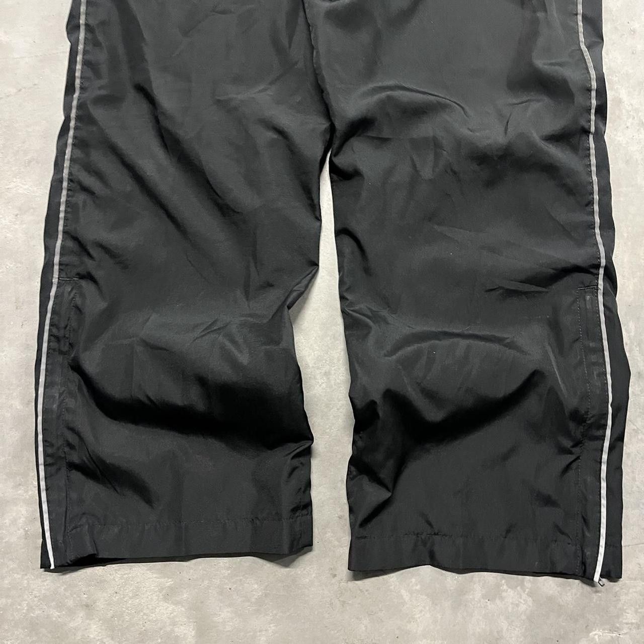 Japanese Brand × Vintage Vintage Y2K/2000s Black Striped Drill Essential Track Pants! Size US 32 / EU 48 - 5 Thumbnail