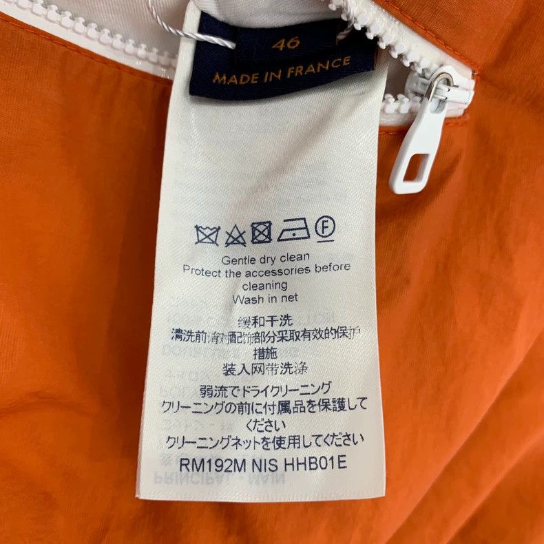 Louis Vuitton Louis Vuitton Orange Cotton Chain Zip Hooded Jacket Size US S / EU 44-46 / 1 - 6 Thumbnail