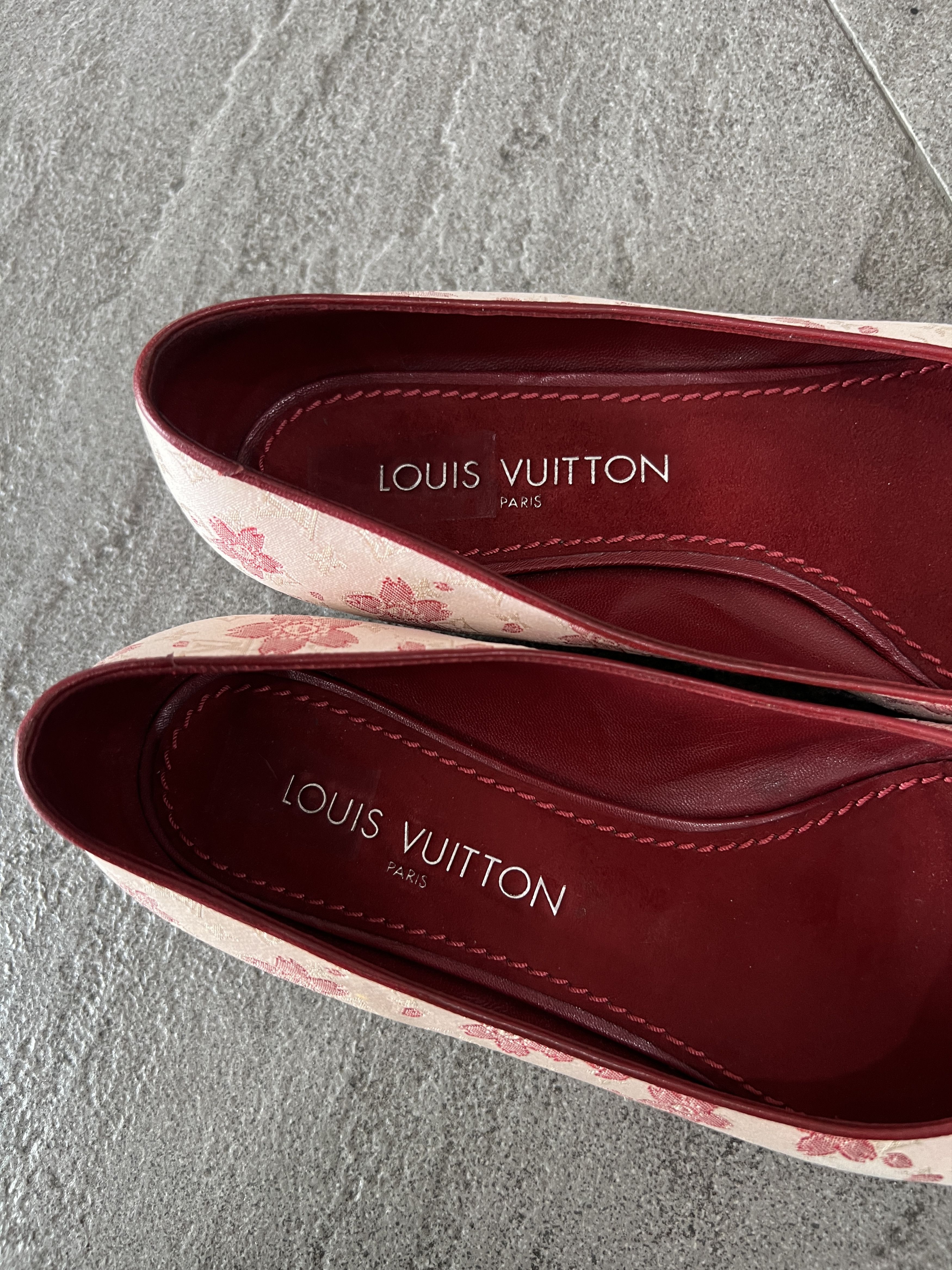 Louis Vuitton Louis Vuitton Floral Ballet Flats Pink Bow EU38 Size US 8 / IT 38 - 8 Thumbnail