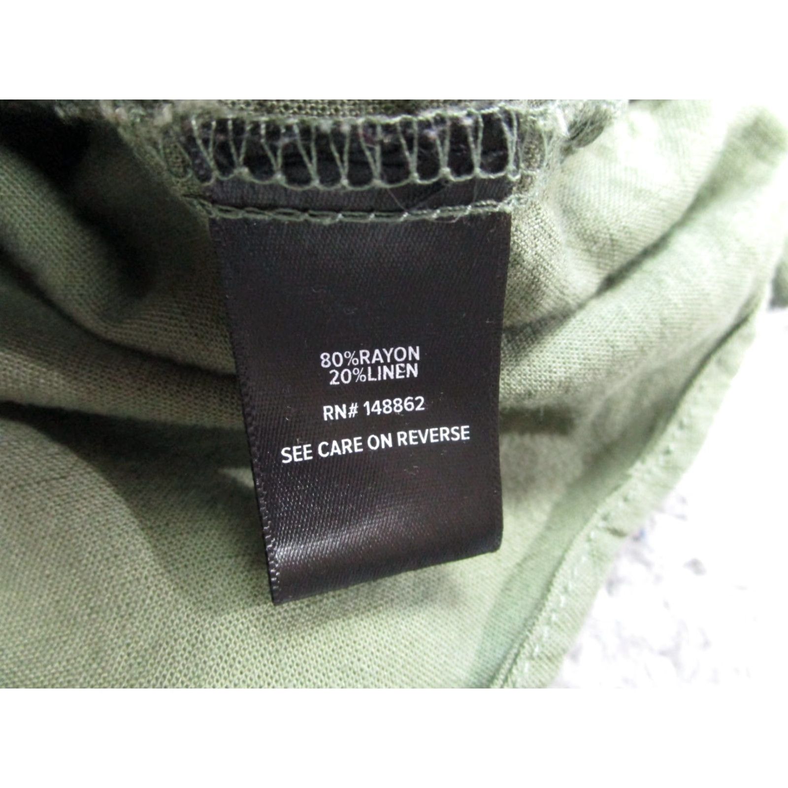 Torrid Torrid Shirt Womens Green Linen Button Up Long Sleeve Collared Casual Relaxed Fit Adult Regular Size 1 Size XS / US 0-2 / IT 36-38 - 5 Thumbnail