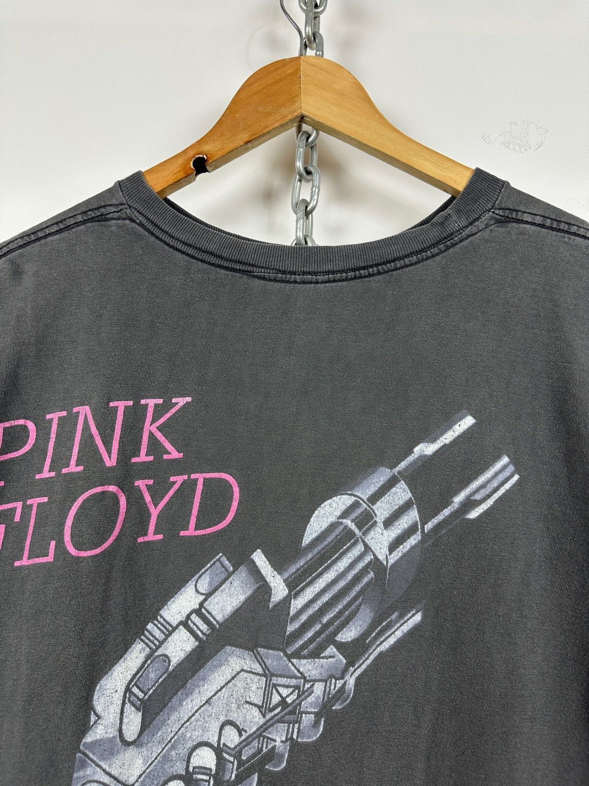 Band Tees 90s Vintage Pink Floyd Wish You Were Here Faded Band T-Shirt Size US XL / EU 56 / 4 - 16 Thumbnail