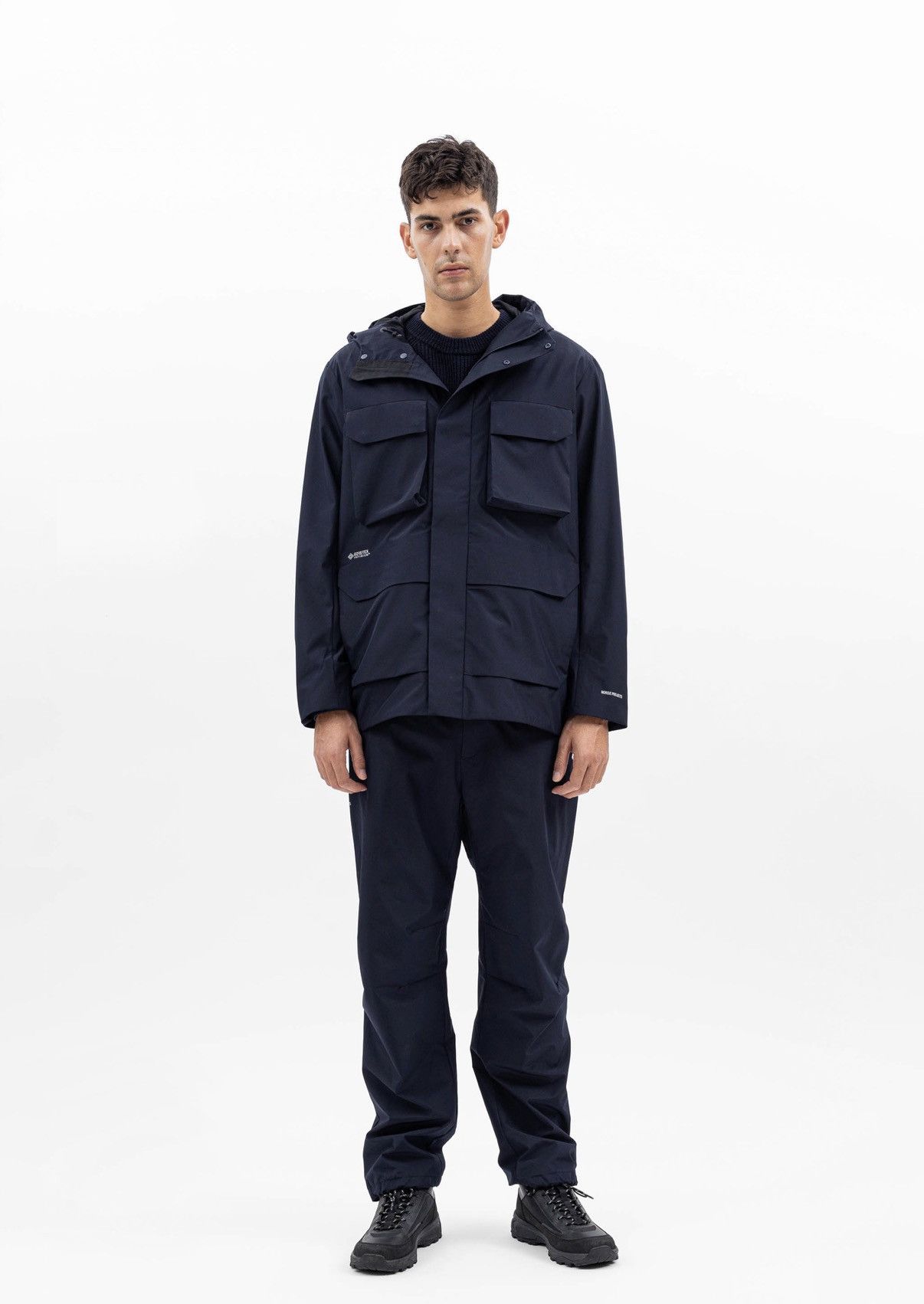 Norse Projects Norse Projects GoreTex Infinium Nunk Rain Jacket Navy Size US S / EU 44-46 / 1 - 2 Thumbnail