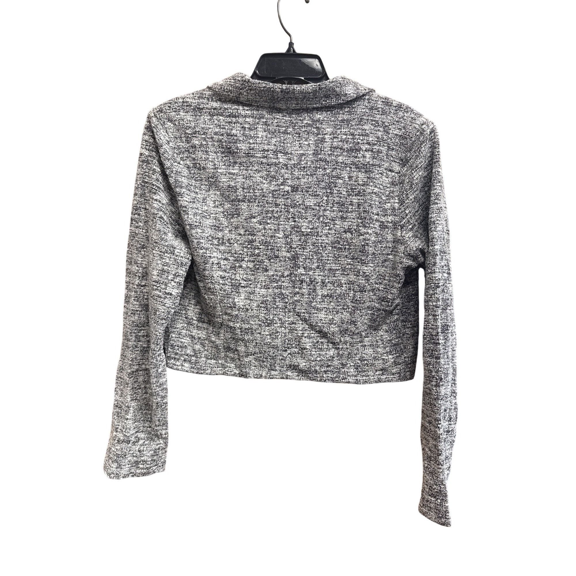 Madden NYC Madden NYC Womens Cropped Tweed Blazer Jacket With Button Fr Size S / US 4 / IT 40 - 3 Thumbnail