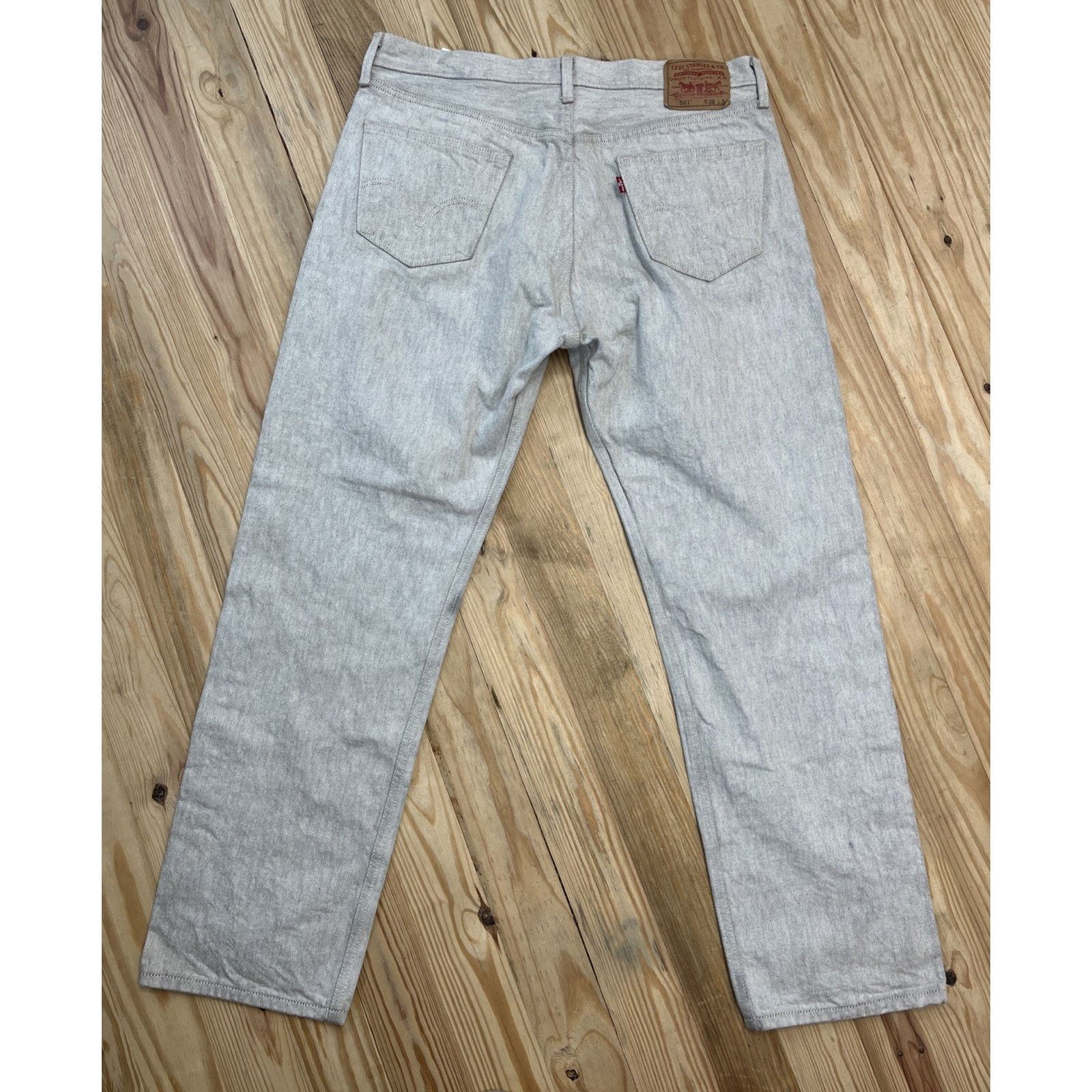 Levi's Vintage Levis 501 Jeans Mens 38x34(36x34) Gray Size US 38 / EU 54 - 2 Thumbnail