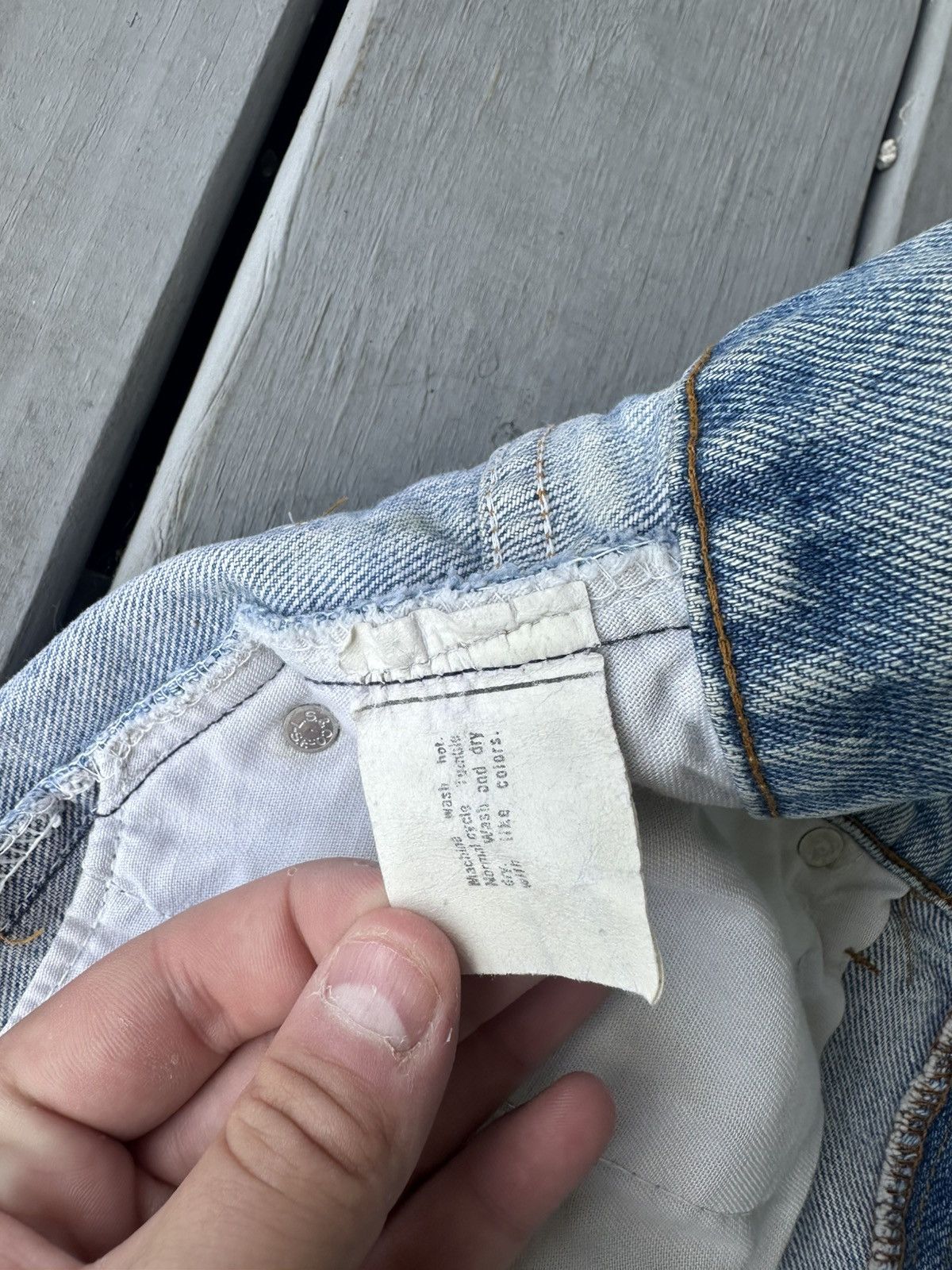 Levi's × Vintage Vintage Levi’s 33x32 1970s denim 501xx Size US 32 / EU 48 - 17 Thumbnail