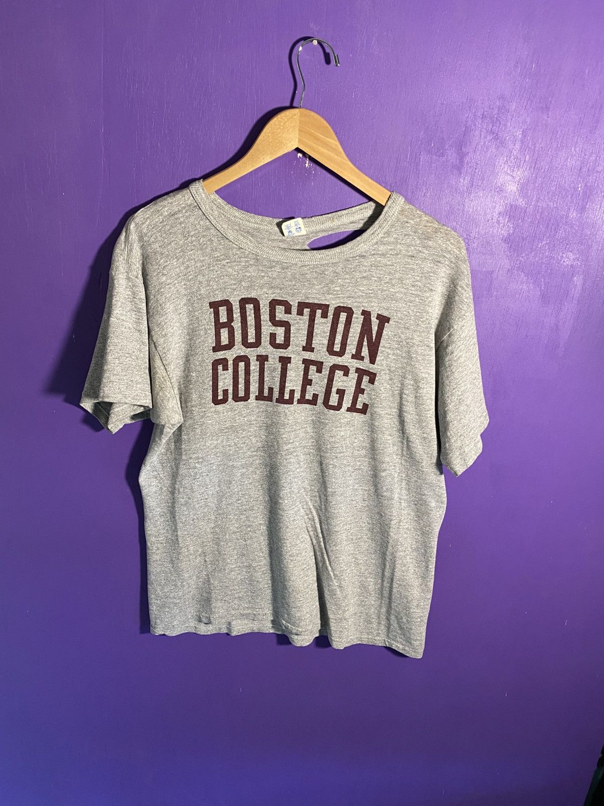 Champion × Vintage Vintage 80s Champion Boston college t-shirt Size US L / EU 52-54 / 3 - 1 Thumbnail