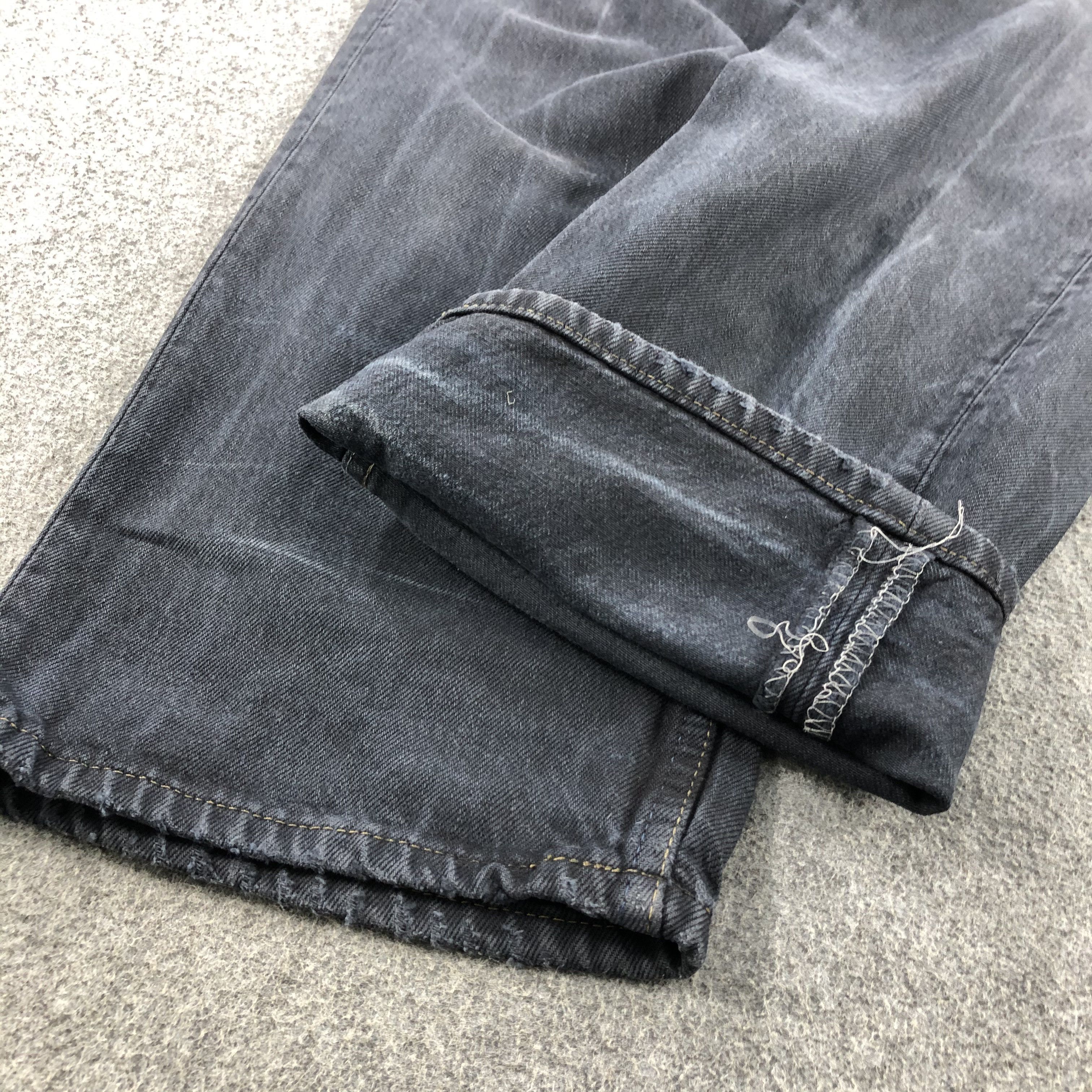 Levi's × Vintage Vintage 90s Distress Levis 501 Faded Black Jeans-JM1533 Size US 36 / EU 52 - 7 Thumbnail