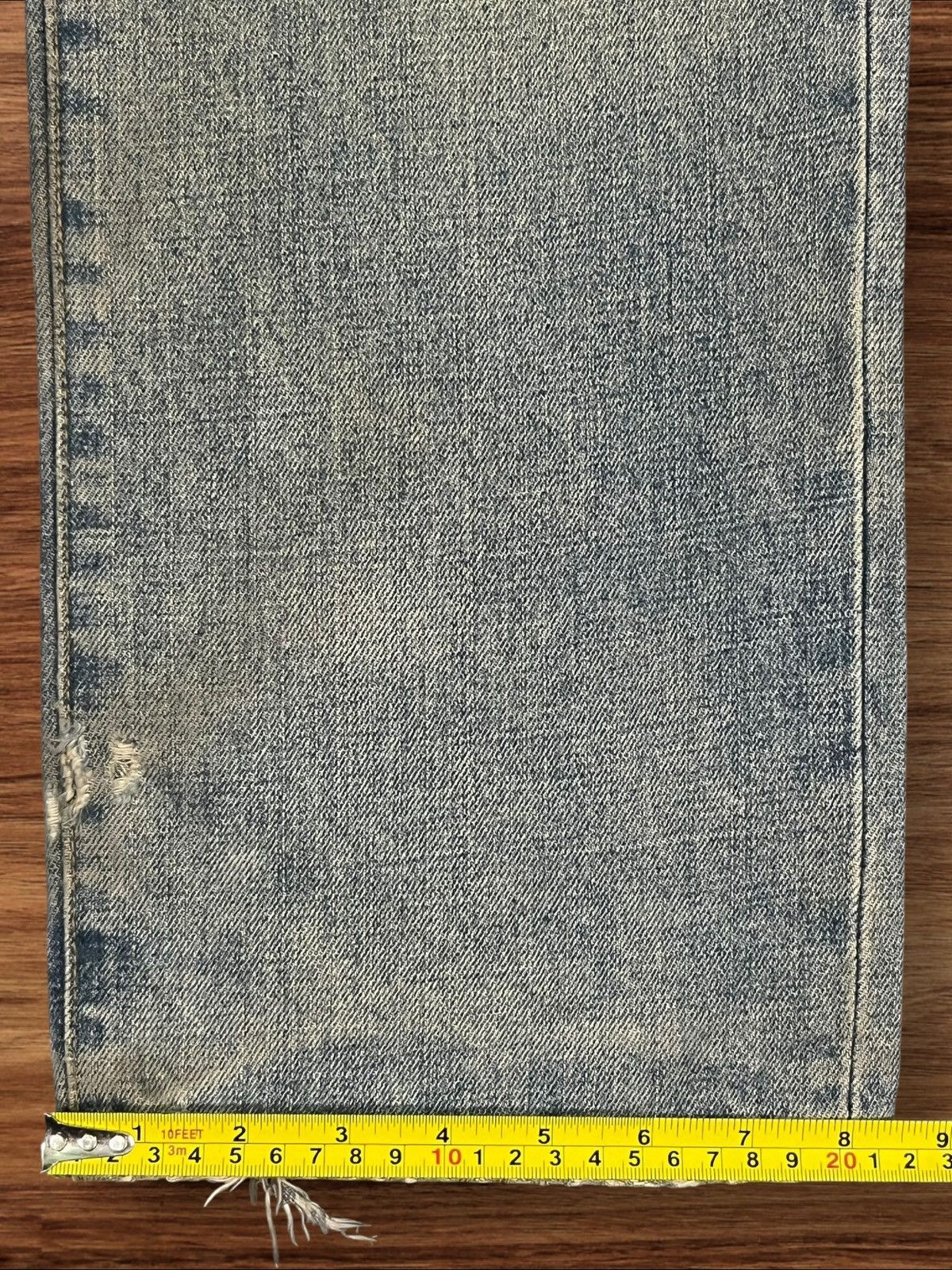 If Six Was Nine × Japanese Brand × Le Grande Bleu (L.G.B.) Vintage Japanese Brand Uniqlo Mud Washed Distressed Jeans Size US 33 - 15 Thumbnail