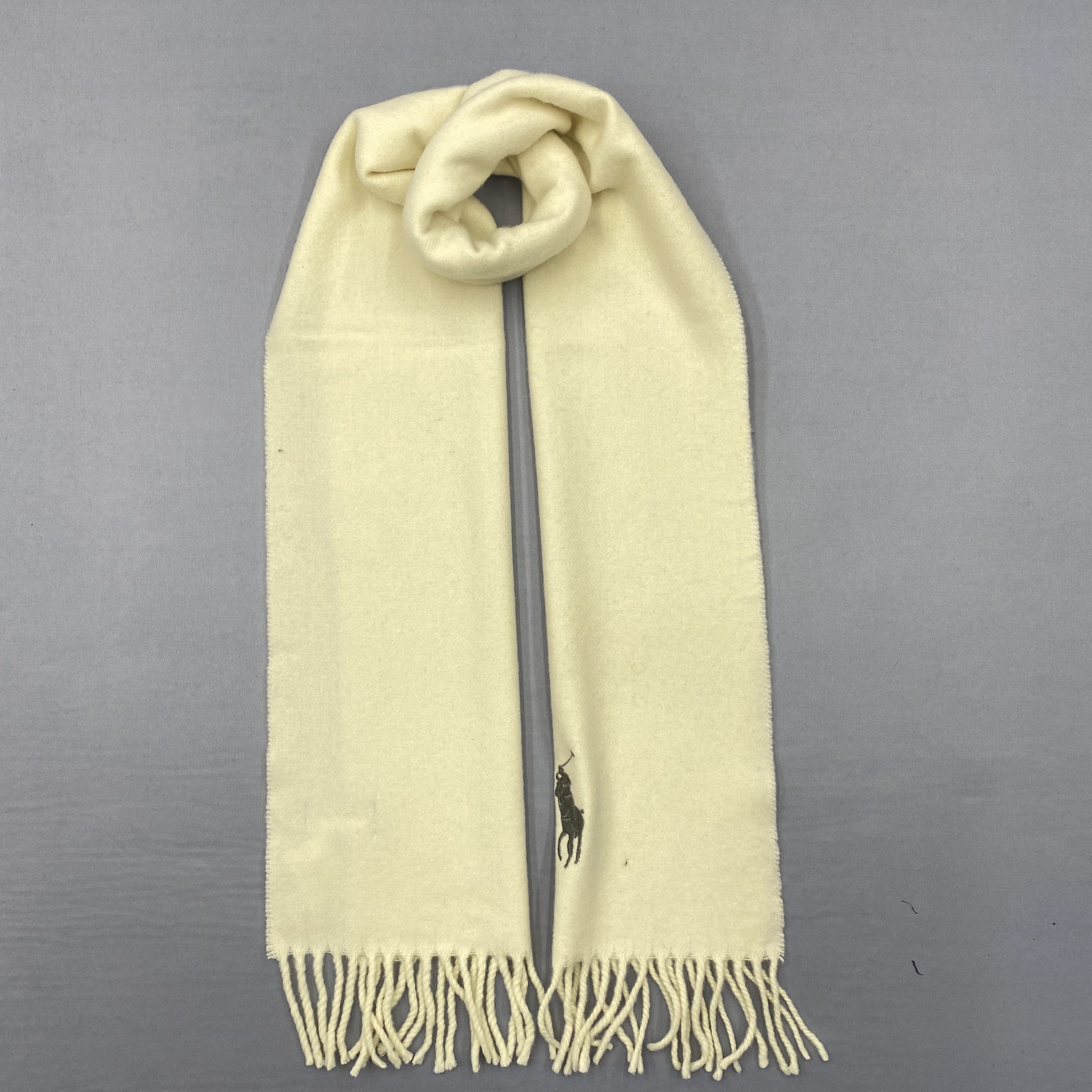 Polo Ralph Lauren Vintage Polo Ralph Lauren Scarf Muffler Wool Scarves Size ONE SIZE - 1 Thumbnail
