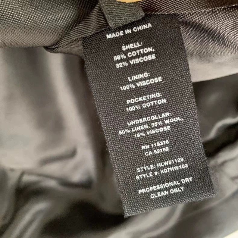 HELMUT LANG A satin waistcoat is an expensive long suit