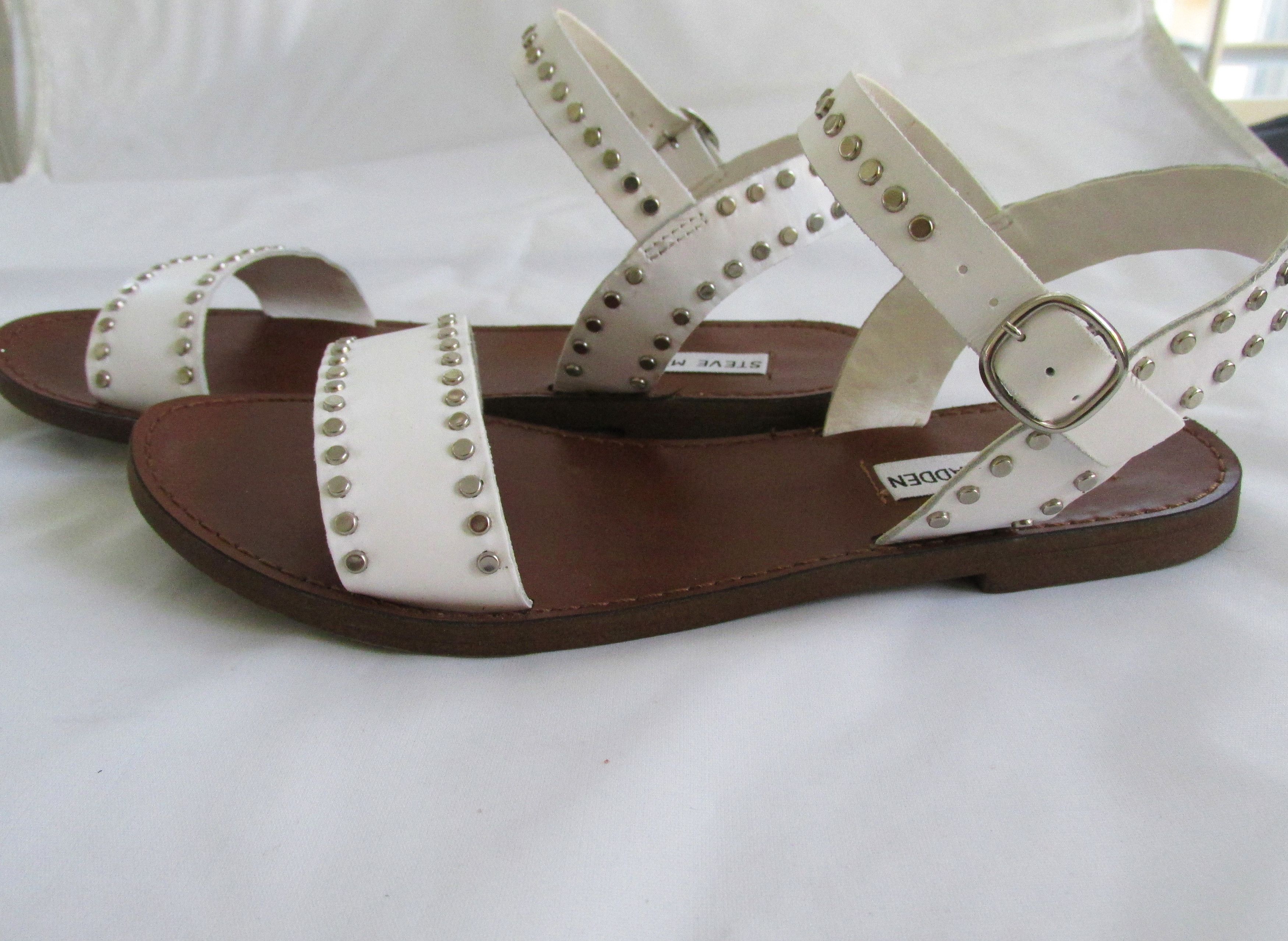 Steve Madden Steve Madden "Donddi" Women's Leather Sandals Size 8 M Size US 8 / IT 38 - 3 Thumbnail