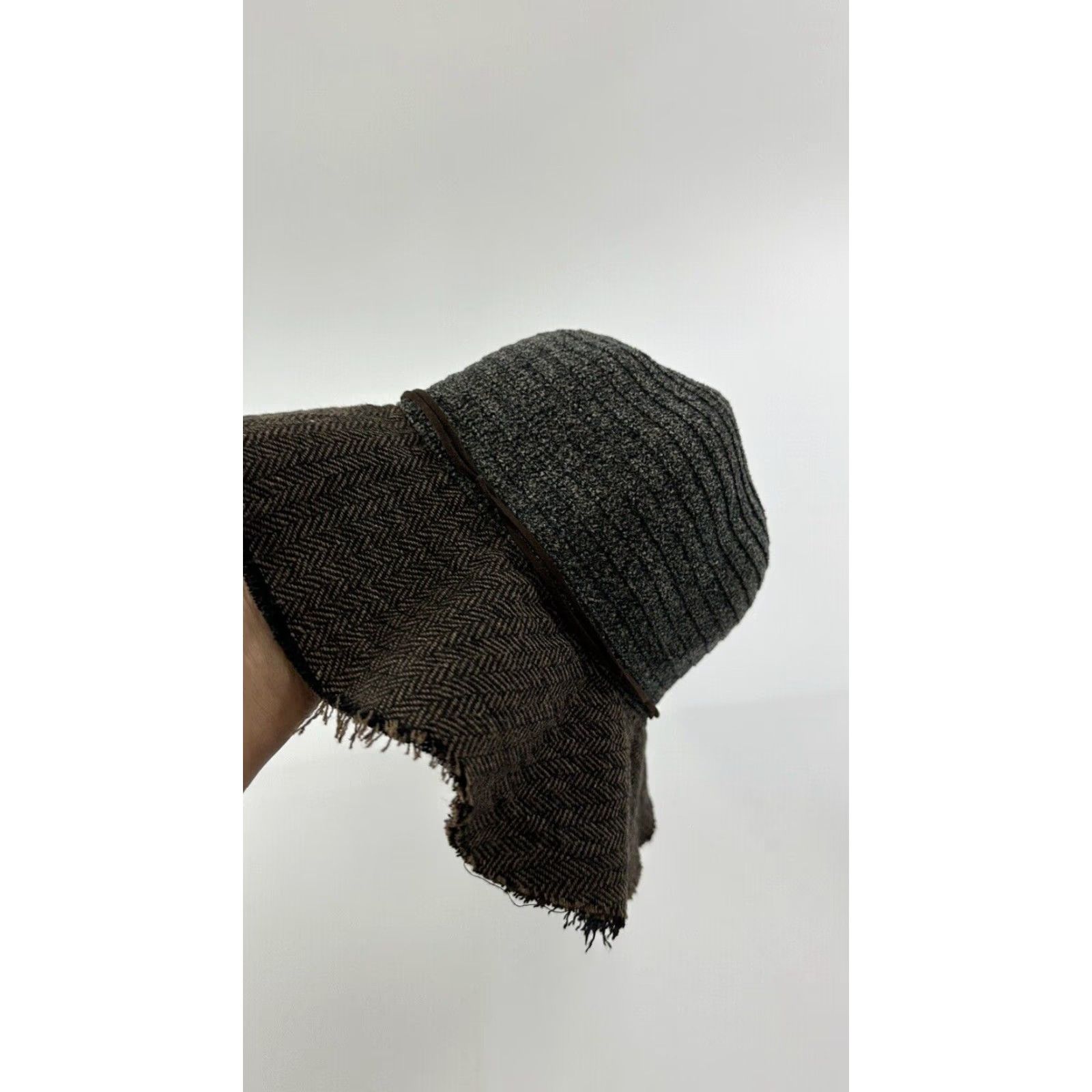 CO Four 4 Buttons Sun Hat by San Diego Hat Co One Size Brown Wide Brim Travel Packable Women Size ONE SIZE - 6 Thumbnail