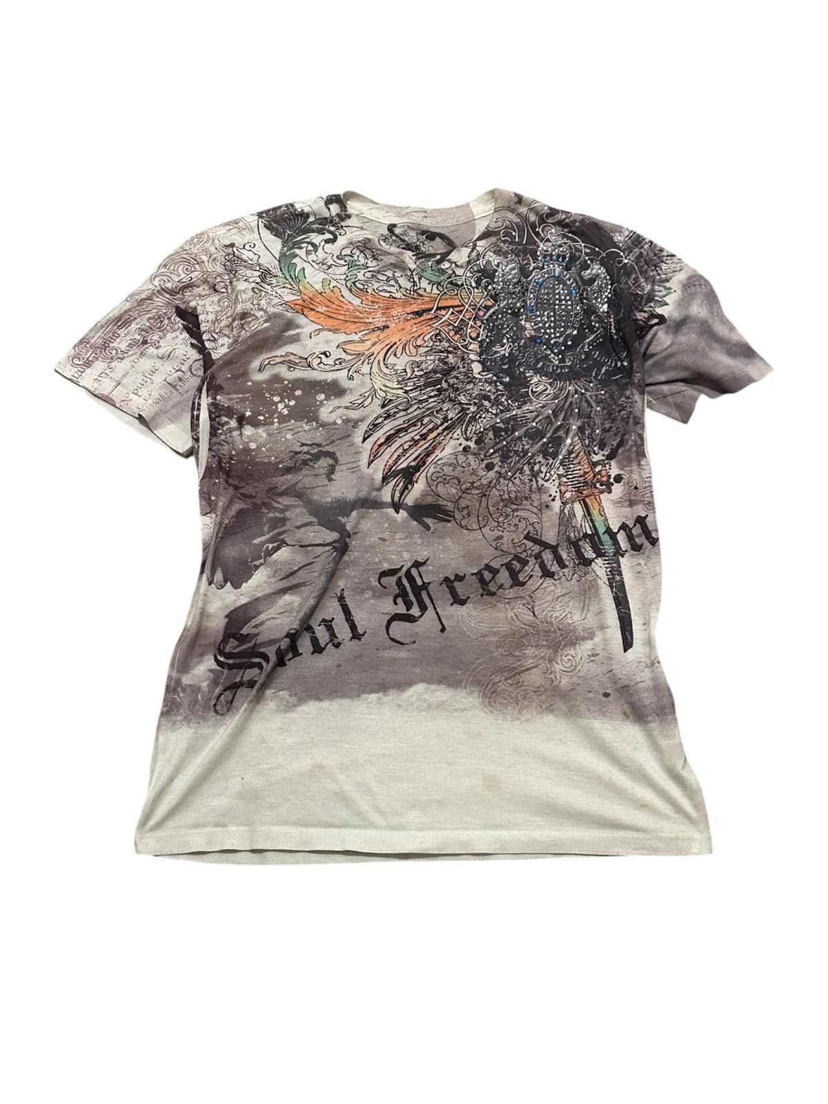 Other Y2K Soul Freedom Graphic Tee – Tagged Large (Fits Medium) Size M / US 6-8 / IT 42-44 - 1 Thumbnail
