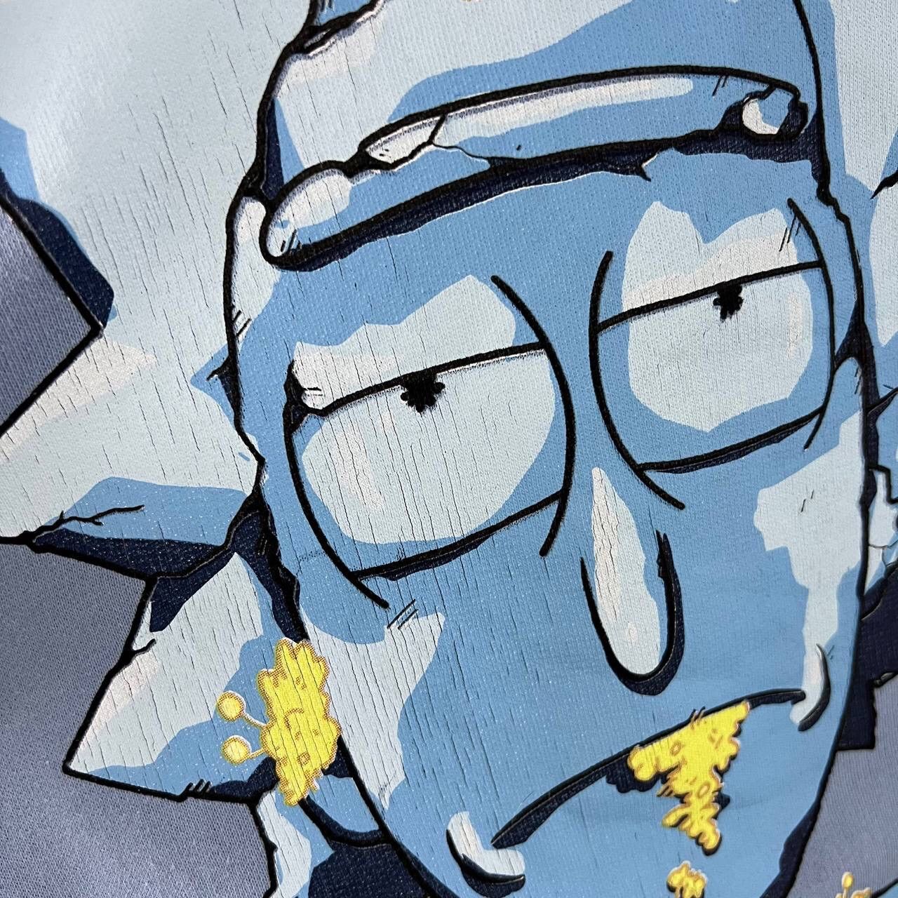 Cartoon Network Rick And Morty Psychedelic Alice In Wonderland Hoodie Y2k Size US M / EU 48-50 / 2 - 5 Thumbnail
