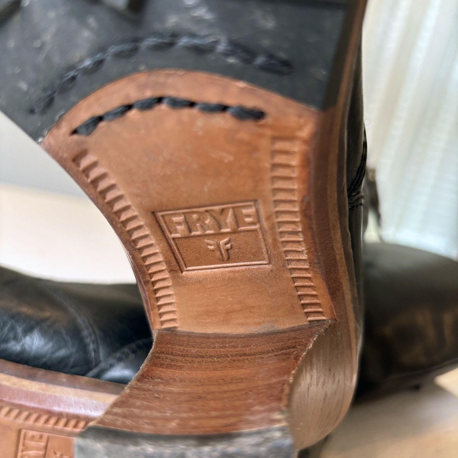 Frye Frye Mildred Engineer Leather Buckle Tall Boots Size 6.5 M Size US 6.5 / IT 36.5 - 11 Thumbnail