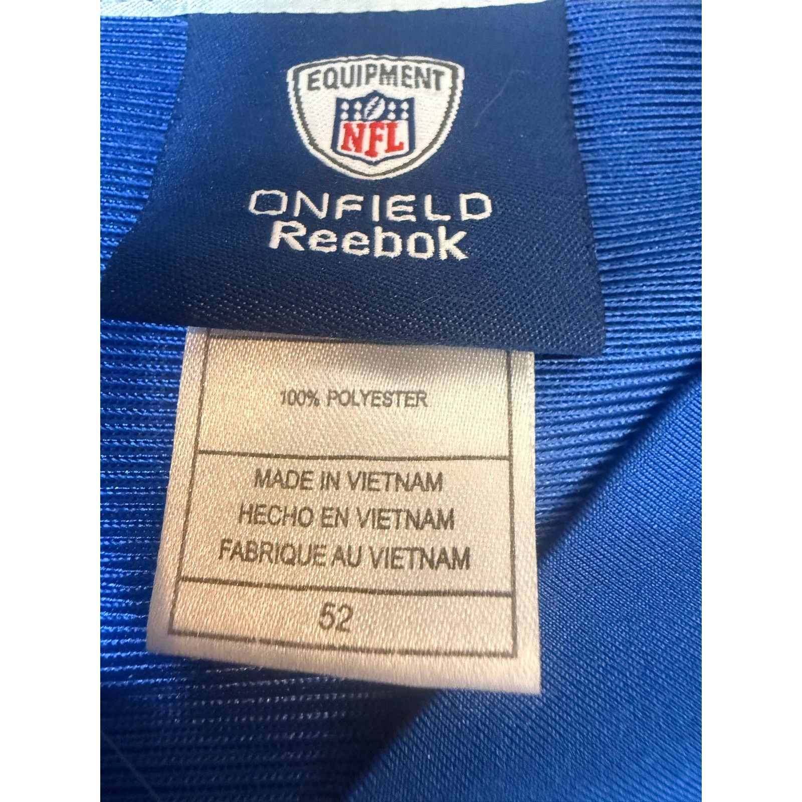 NFL Indianapolis Colds Joseph Addai Superbowl 44 Size XL Size US XL / EU 56 / 4 - 2 Thumbnail