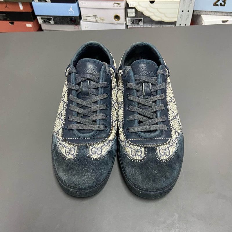 Gucci Gucci GG Suede Lace-Up Casual Sneakers Size US 9.5 / EU 42-43 - 2 Thumbnail