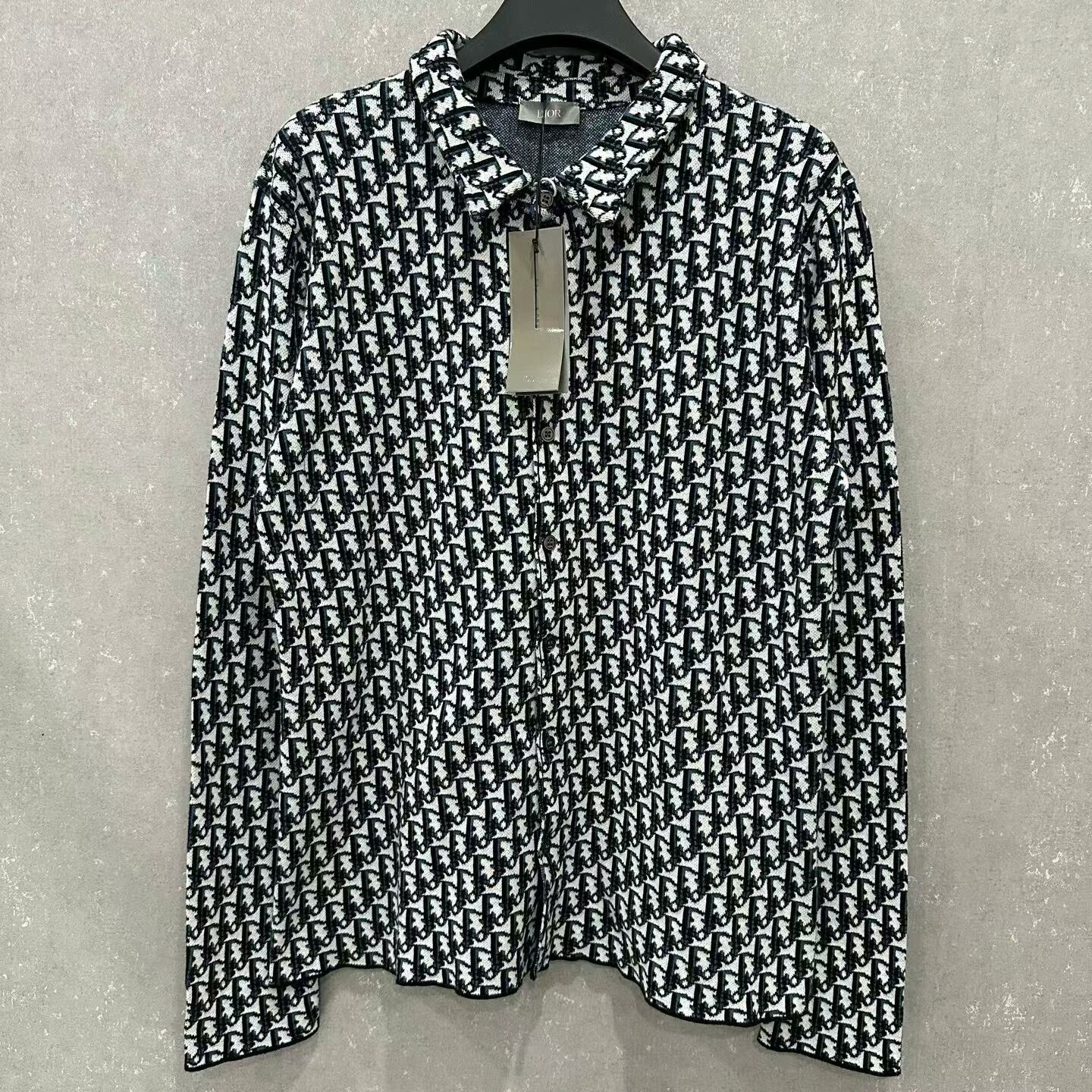Dior Dior Logo Long Sleeve Shirt in XL Size US XL / EU 56 / 4 - 1 Thumbnail