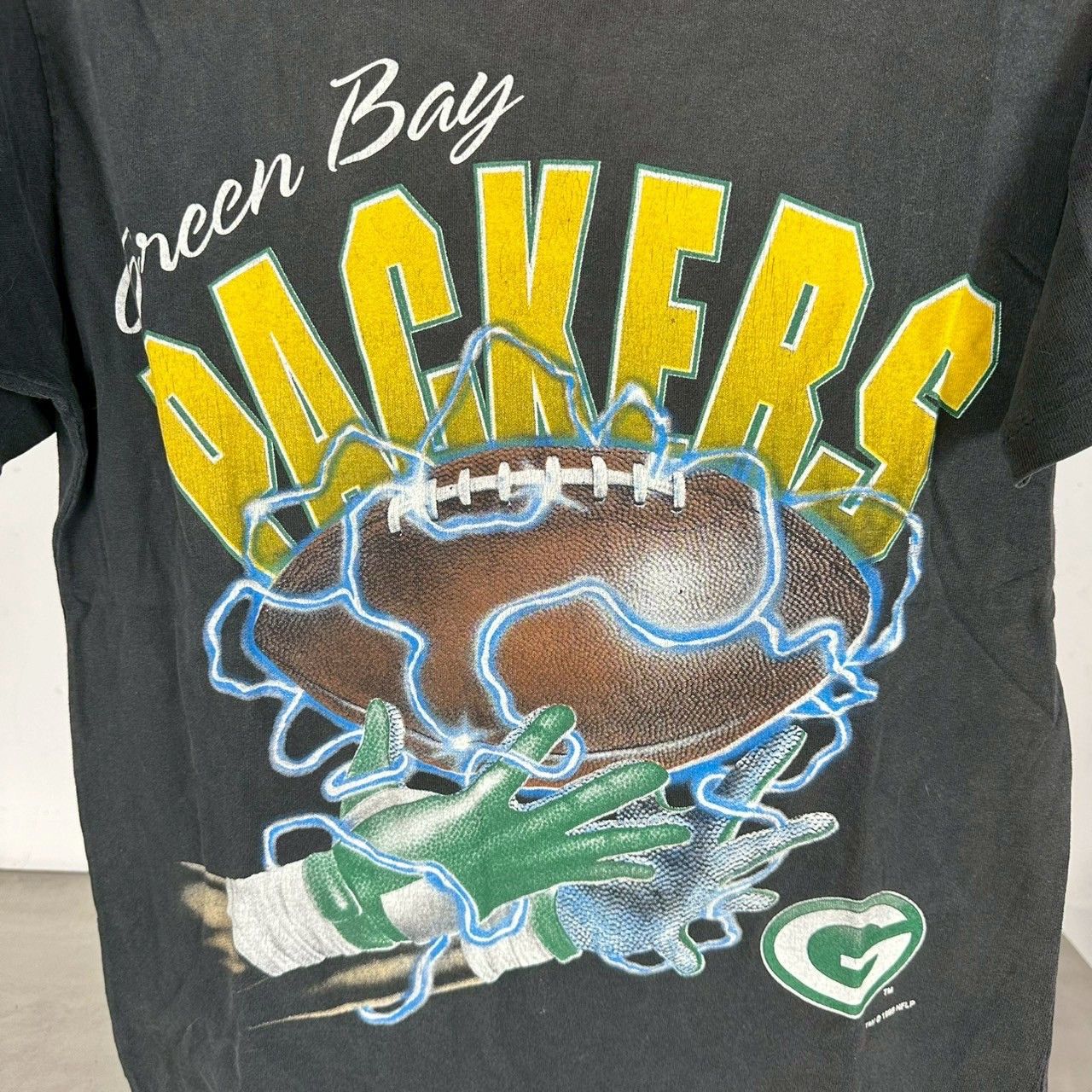 NFL × Vintage Vintage 1995 Green Bay Packers Lightning Football NFL Tee Size US M / EU 48-50 / 2 - 6 Thumbnail