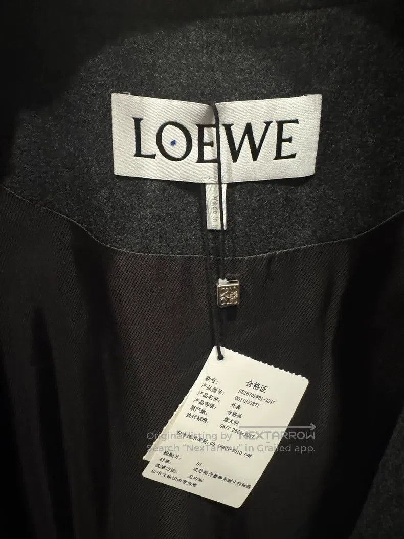 Loewe Loewe Men's Wool and Cashmere Jacket Coat Size US S / EU 44-46 / 1 - 7 Thumbnail