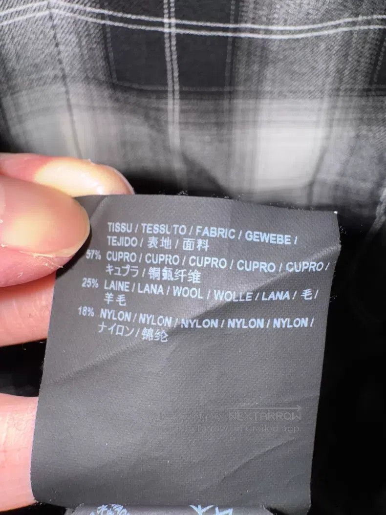 Saint Laurent Paris Saint Laurent Paris Point Collar Black and White and Grey Size US XS / EU 42 / 0 - 8 Thumbnail