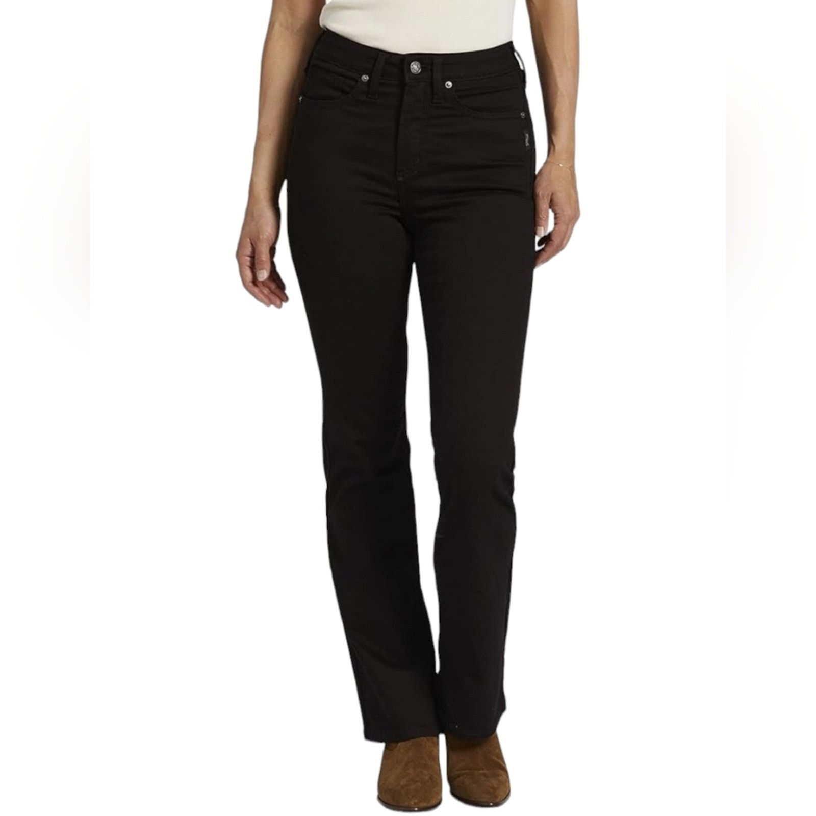 Silver Jeans Co. Silver Jeans Infinite Fit Black Stretch bootcut jeans 12/14 Size 36" / US 14 / IT 50 - 1 Thumbnail