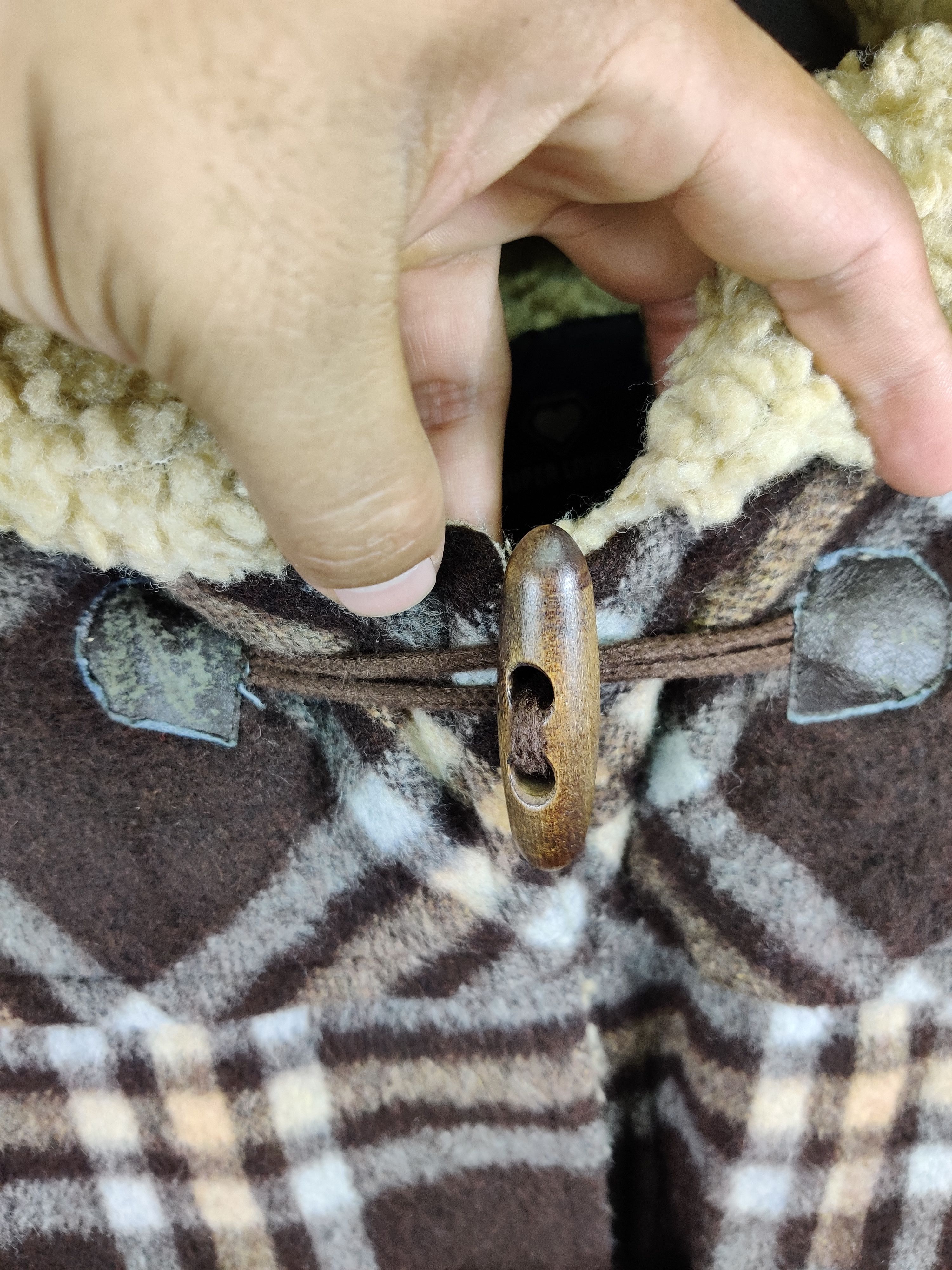 Super Lovers Vintage Super Lovers Plaid Sherpa Lined Hooded Duffle Coat Size US M / EU 48-50 / 2 - 6 Thumbnail