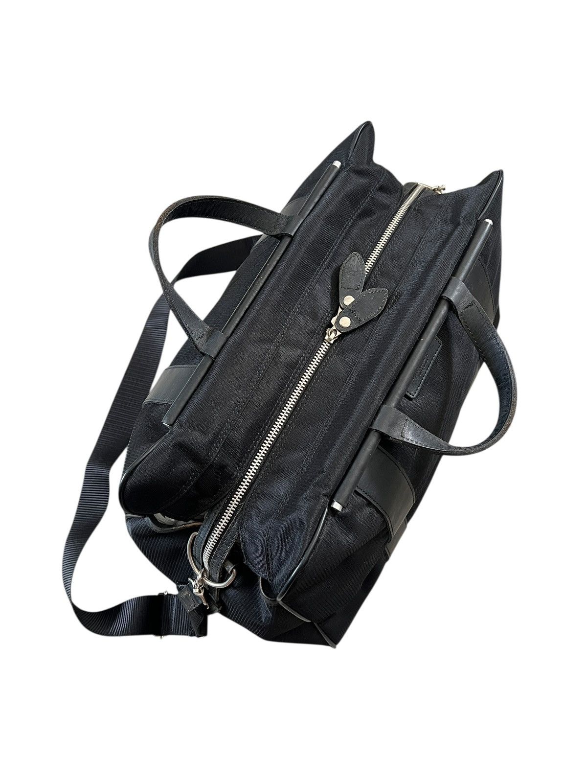 Yohji Yamamoto Vintage Yohji Yamamoto Y’SACCS Boston Bag Leather Trim Size ONE SIZE - 5 Thumbnail