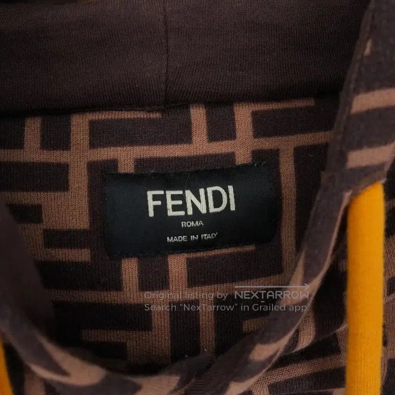 Fendi Fendi Brown Logo Women's Sweatshirt XL . Size XL / US 12-14 / IT 48-50 - 3 Thumbnail