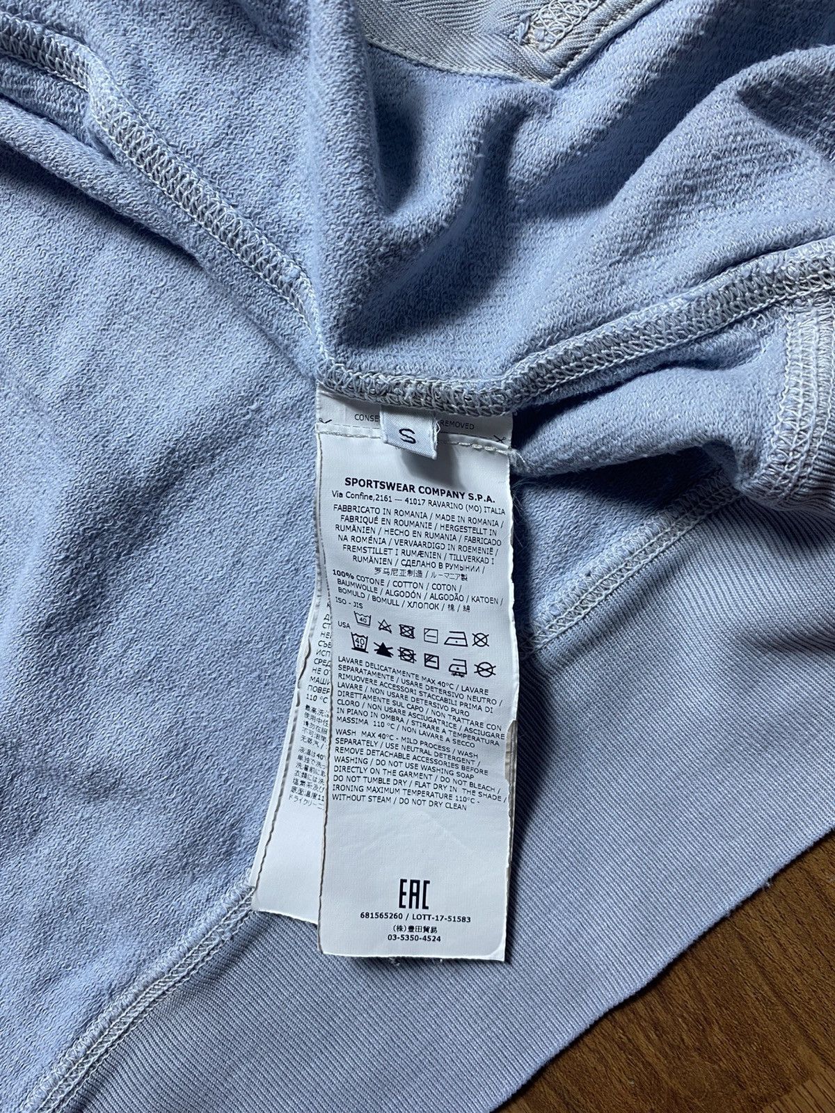 Stone Island Stone Island Zip-Up Hoodie Size US S / EU 44-46 / 1 - 8 Thumbnail