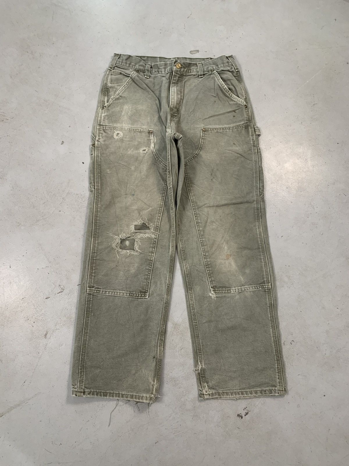 Carhartt vintage carhartt double knee b136 mosd Size US 32 / EU 48 - 1 Thumbnail