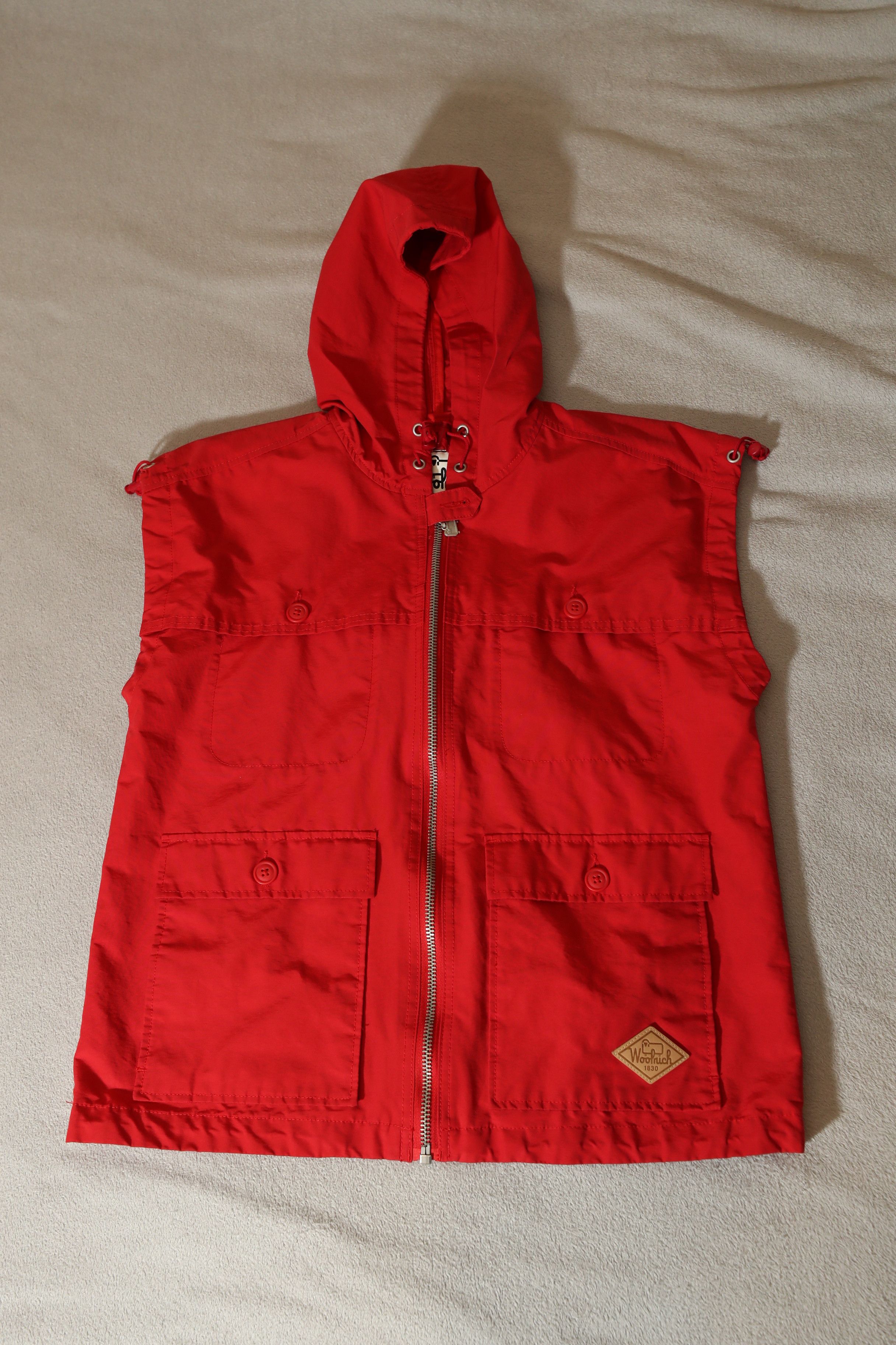 Woolrich Woolen Mills Woolrich Vintage Red Hooded Vest (L) Size US L / EU 52-54 / 3 - 3 Thumbnail