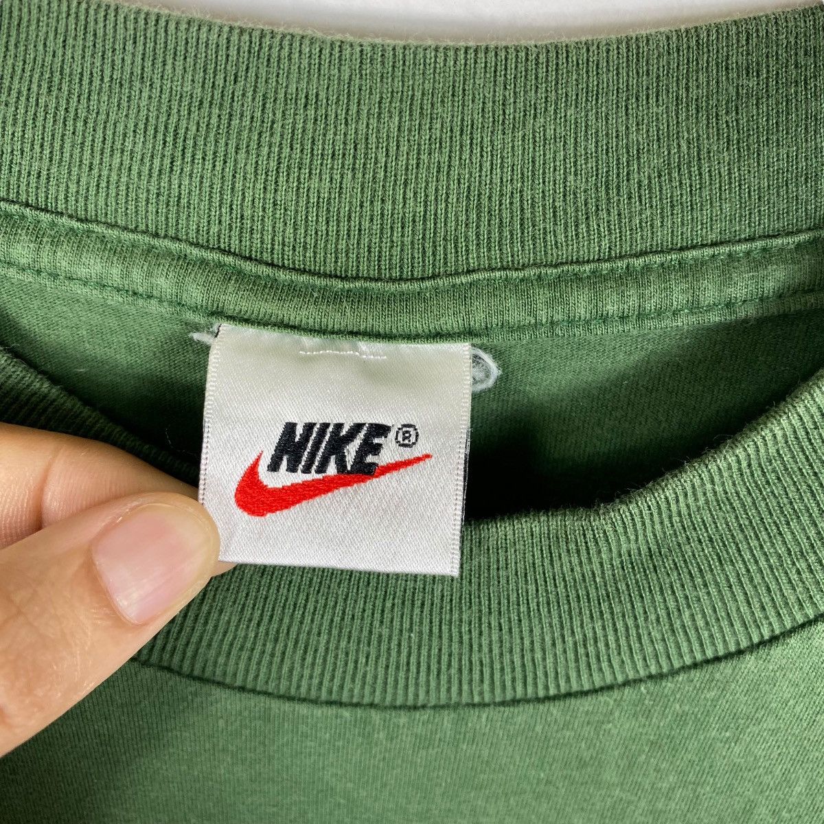Nike × Vintage Vintage 90's NIKE SOCCER An International Traditional Tee Size US L / EU 52-54 / 3 - 6 Thumbnail